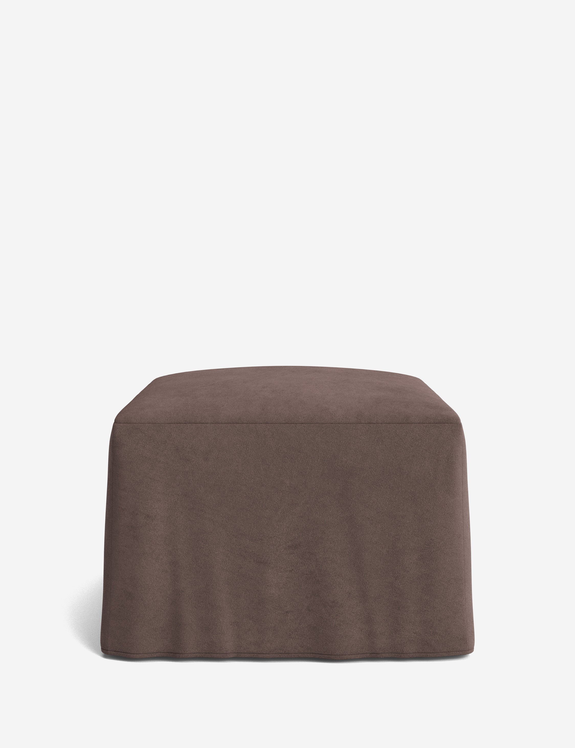 Lulu and Georgia Portola Slipcover Ottoman - view 85