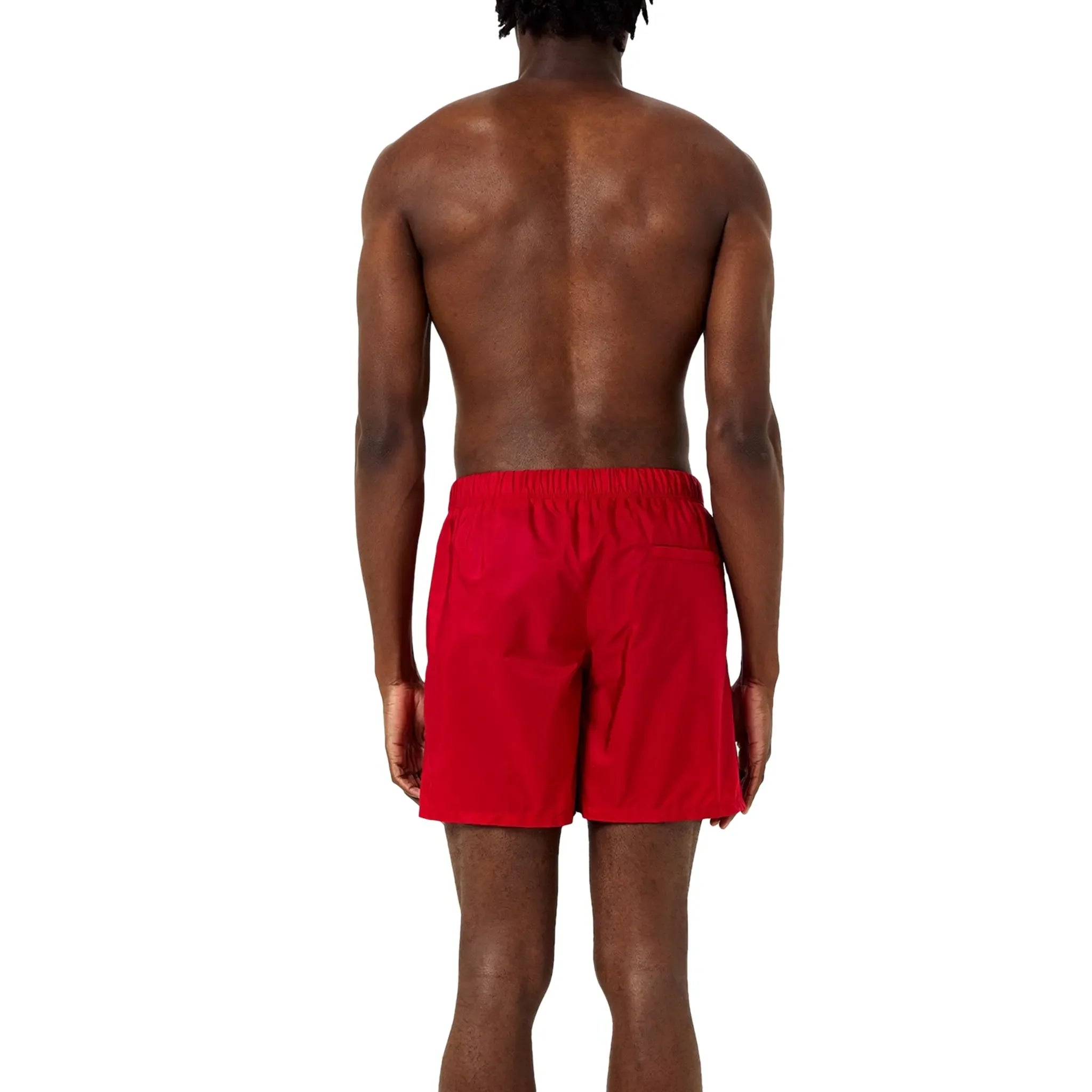 Prada Triangle Interlock Red Swim Shorts - view 5