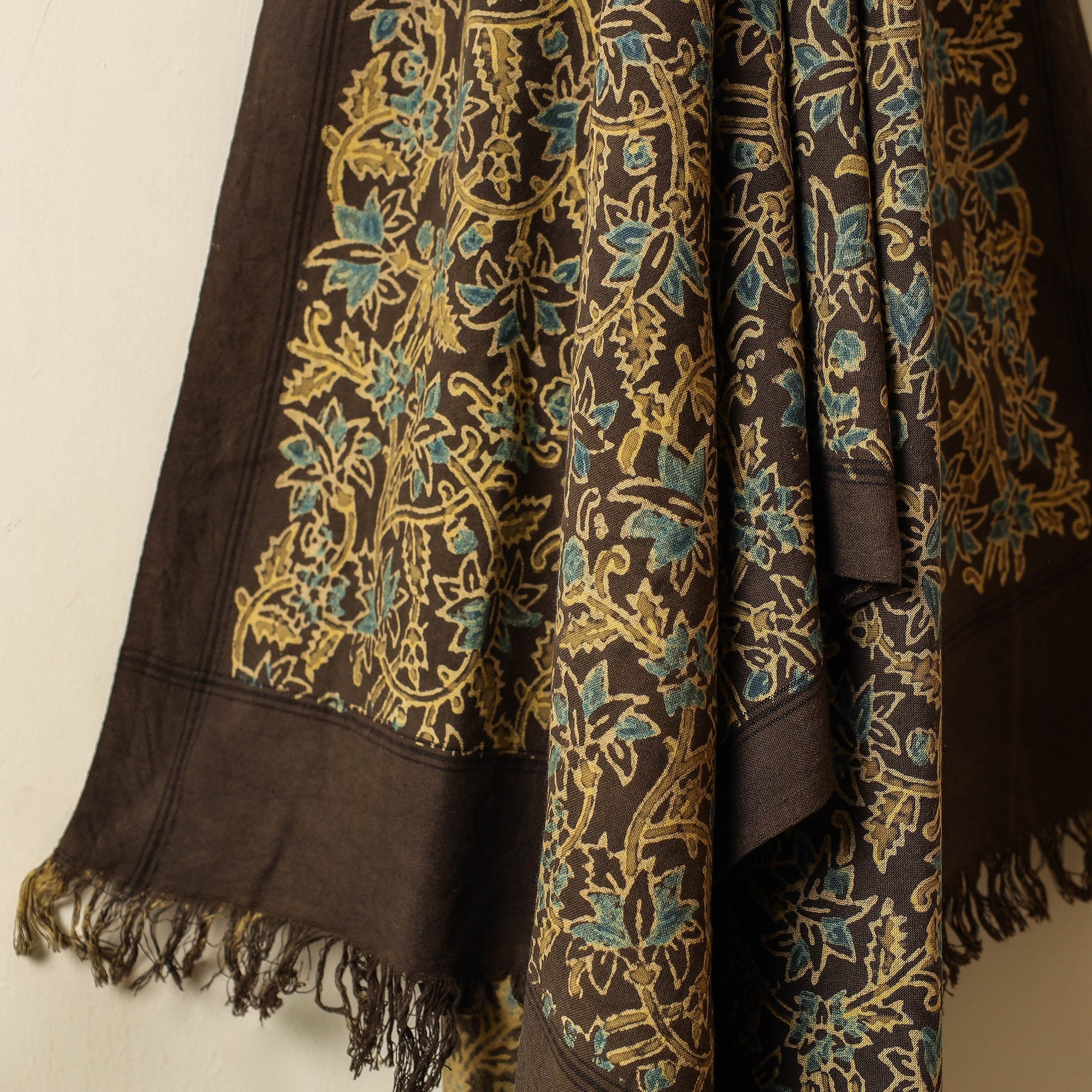 KACHCHH JI CHHAAP Brown - Block Print Cotton Ajrakh Handloom Towel - view 3