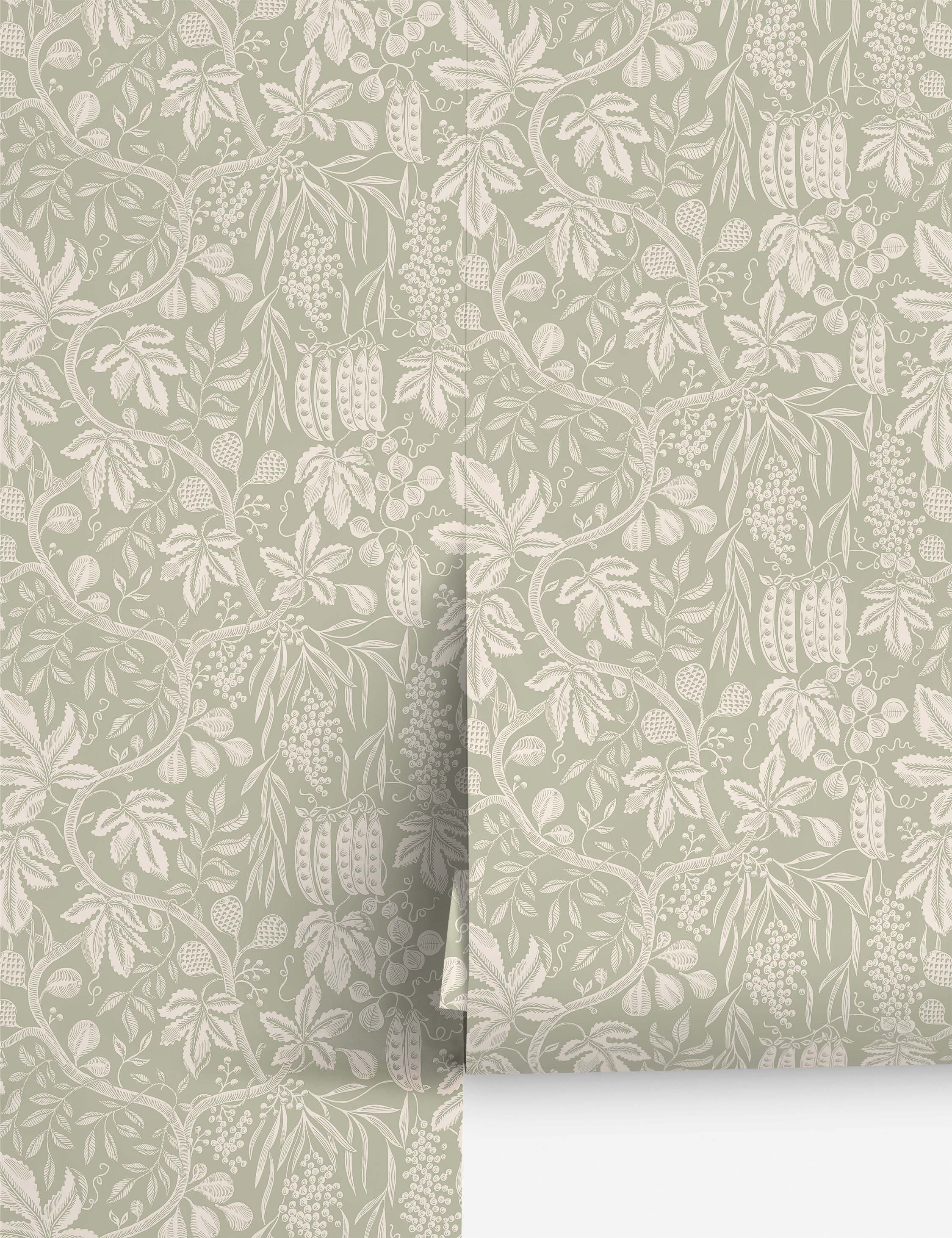 Lulu and Georgia Fig Garden Wallpaper by Scalamandre - view 2