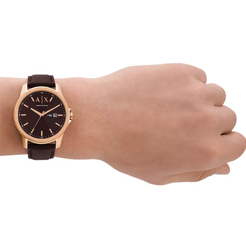 Armani Exchange Banks Brown Dial Men 44mm - view 2