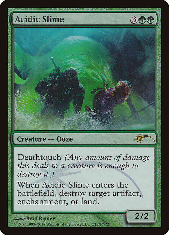 Acidic Slime [6] [Friday Night Magic 2012] [Foil]