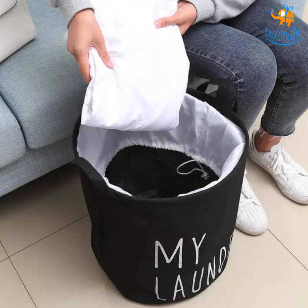 Artnery Cloth Laundry Basket - view 2