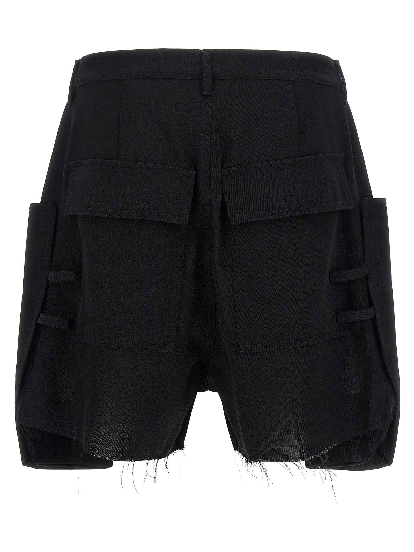 Rick Owens Stefan Cargo Bermuda Shorts – 100% wool - view 2