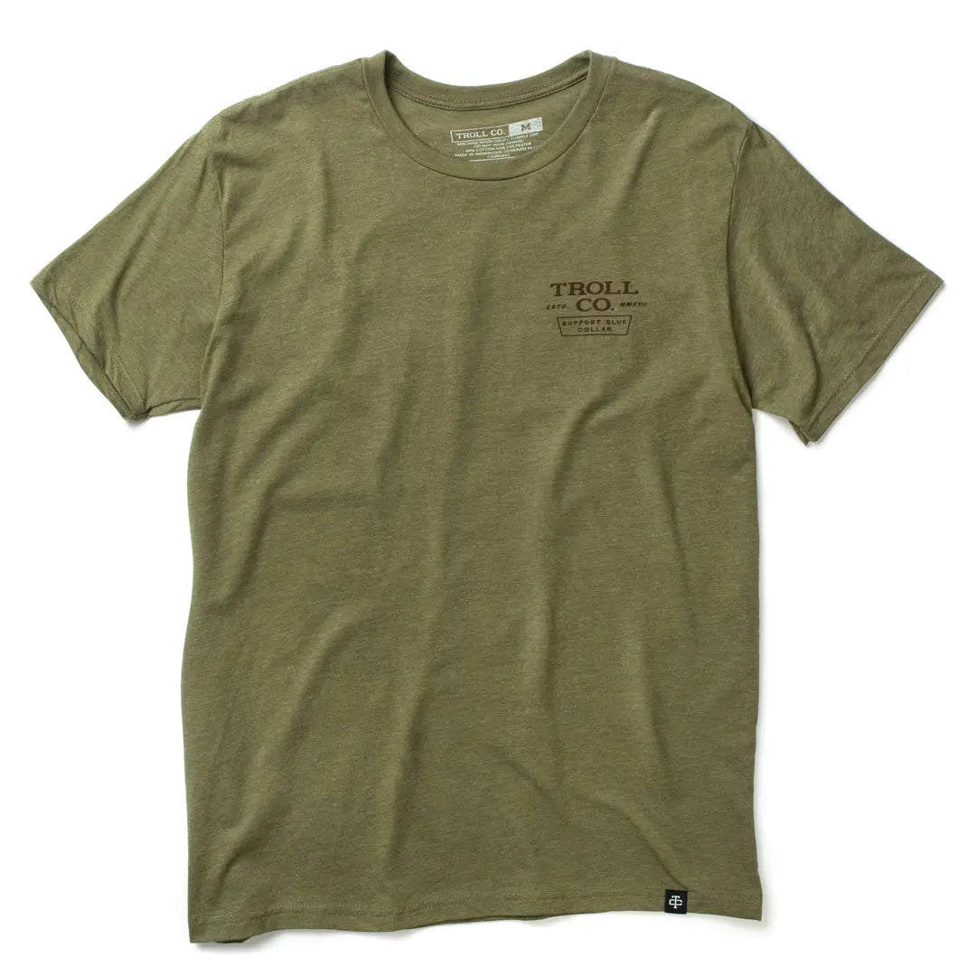 Radial Range Tee – Military Green