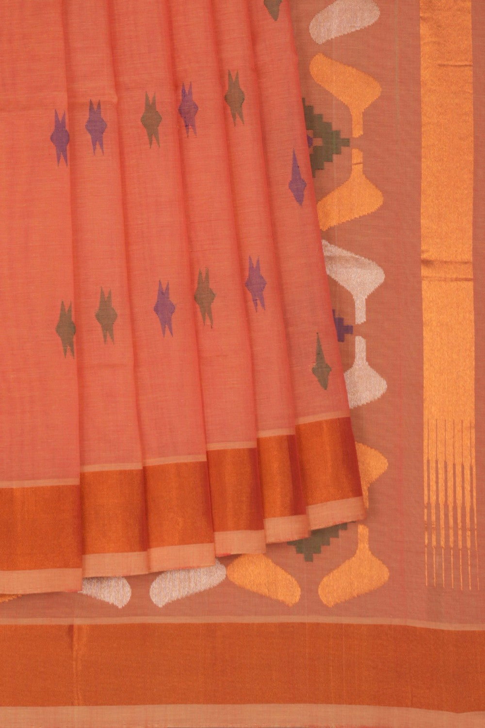 Kalanjali Cotton Jamdani Saree – Women's