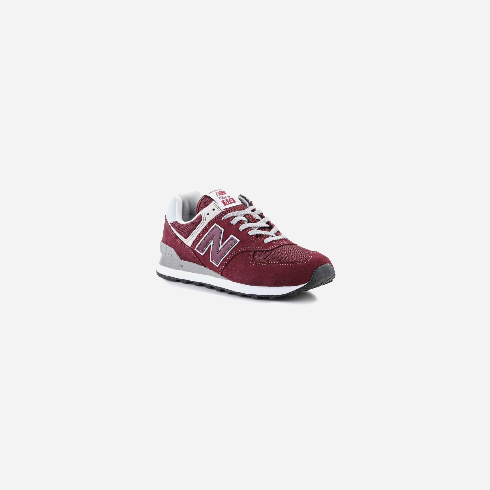 New Balance Burgundy with White - view 3