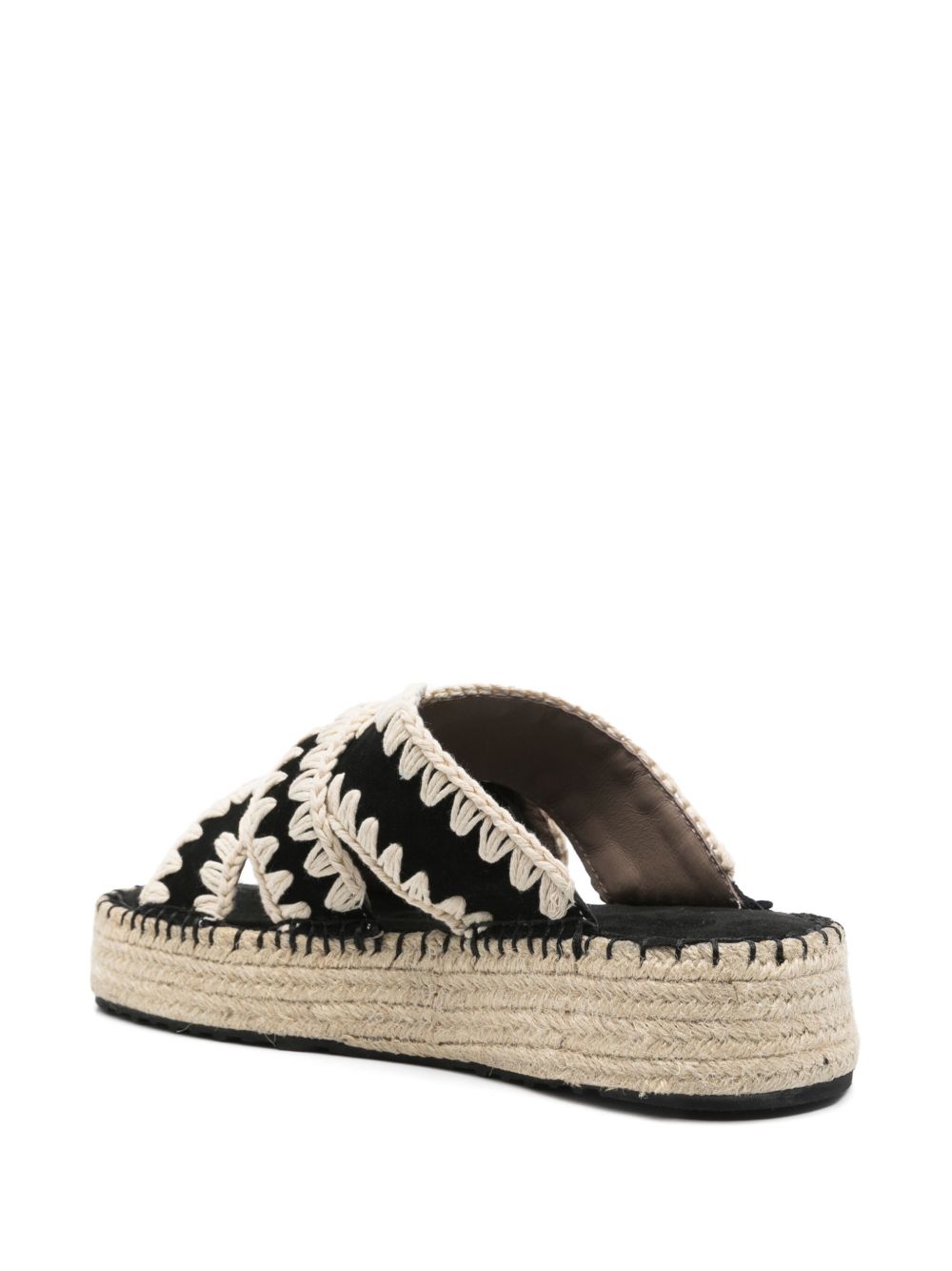Mou Jute sandals – Calf Suede 100% - view 2