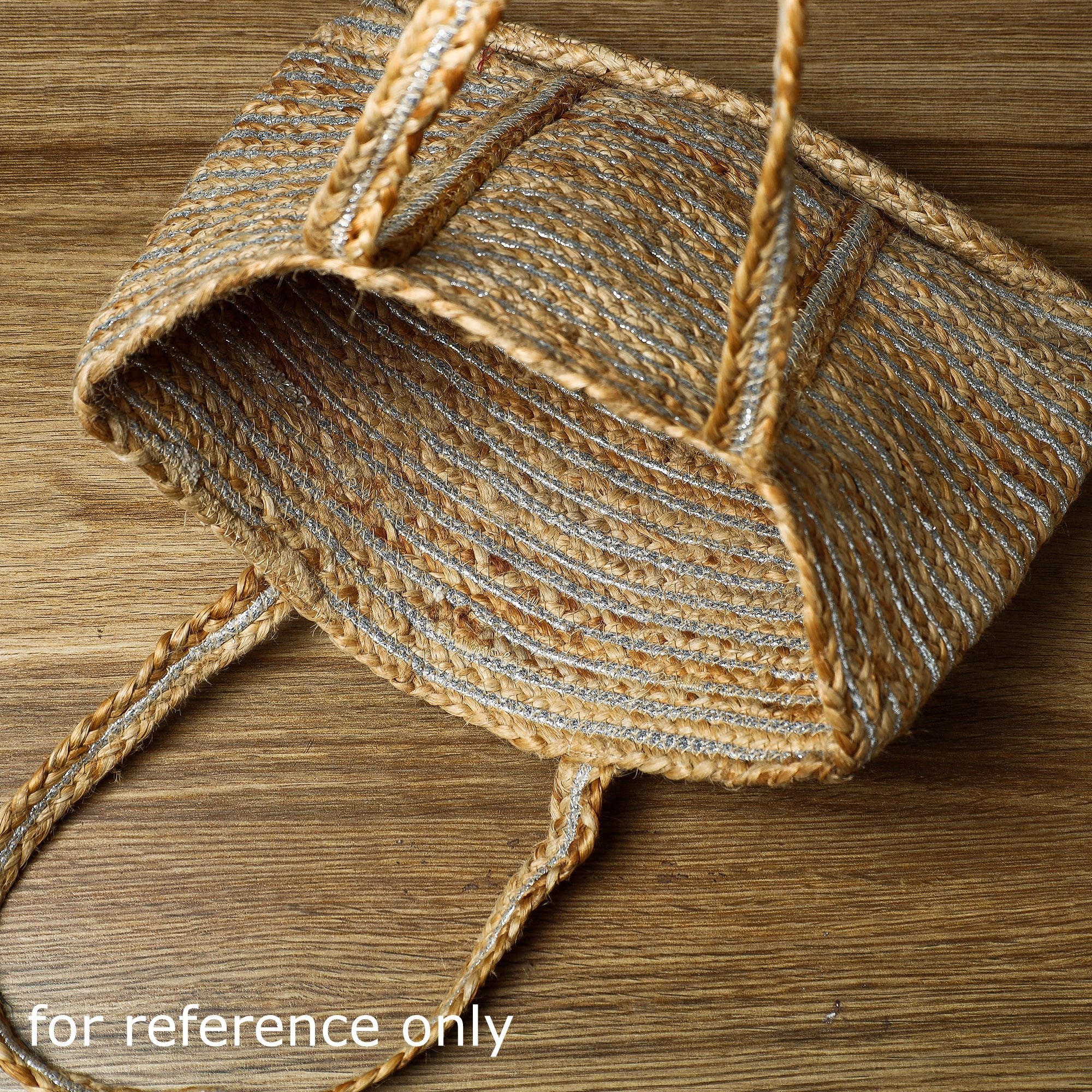 ITOKRI CRAFTS INITIATIVE Beige - Handcrafted Multipurpose Jute Hand Bag - view 3