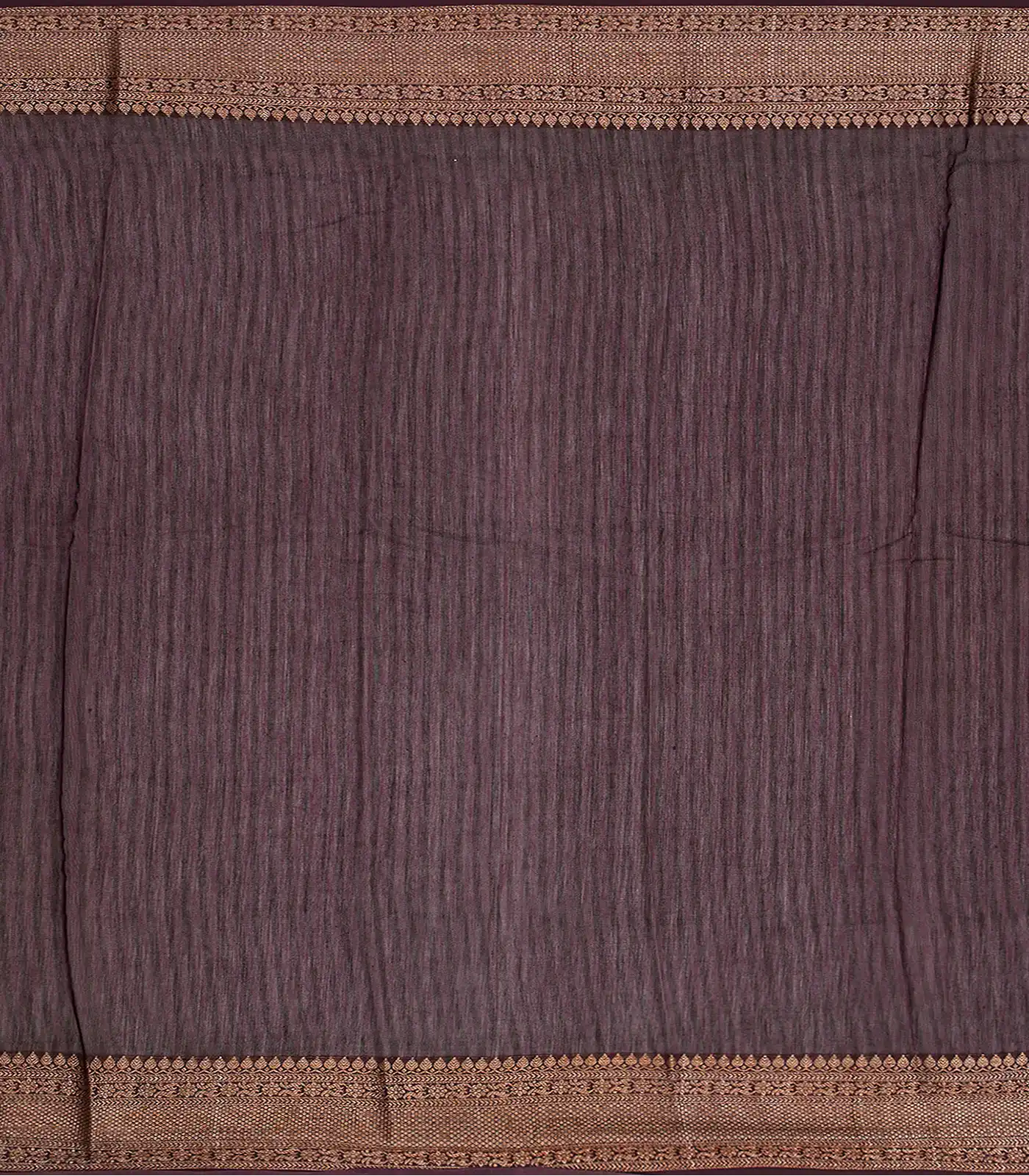 RmKV Maroon Chanderi Cotton Saree Printed With Peacock Motifs-Maroon - view 4