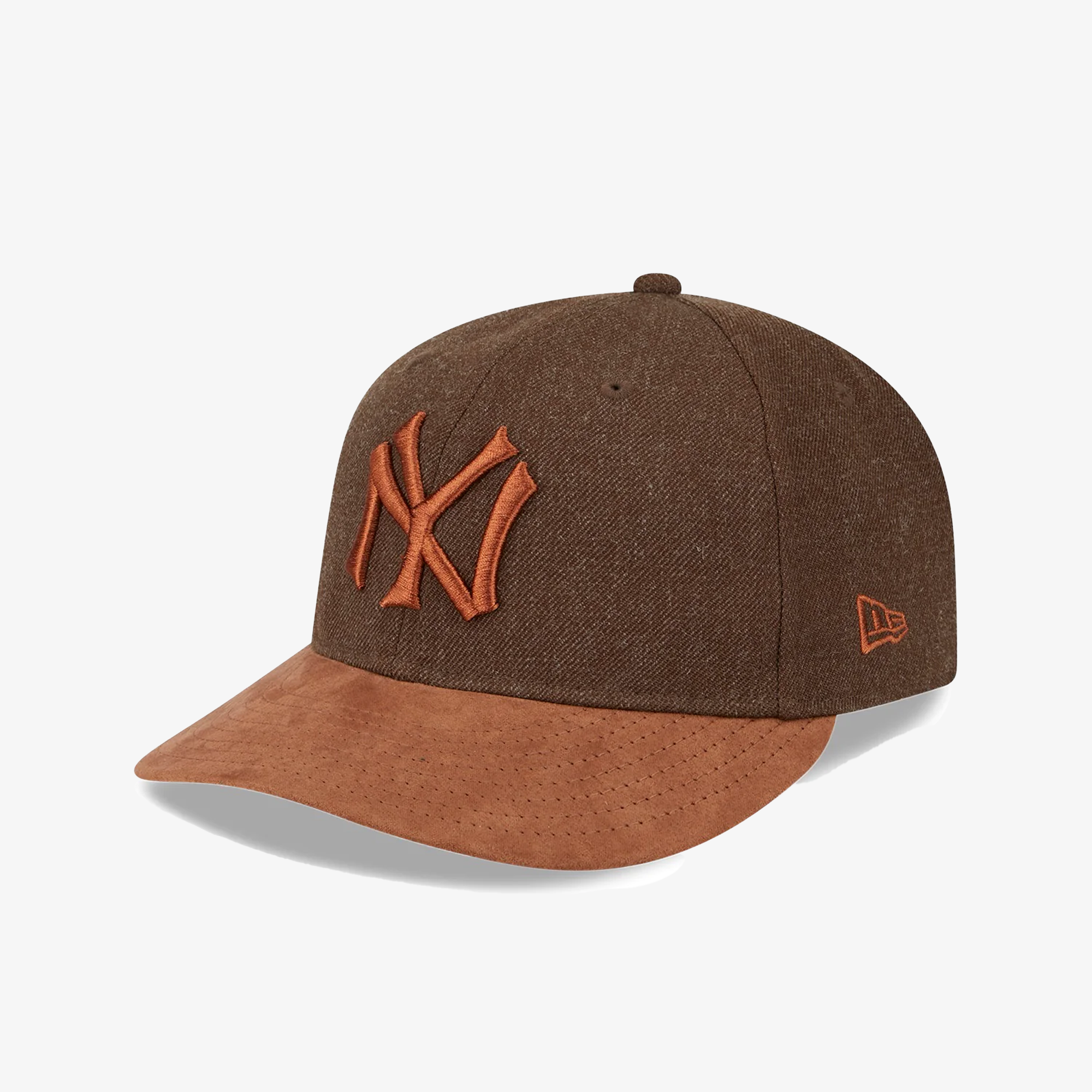 New Era | NEW YORK YANKEES MLB TWO TONE BROWN RETRO CROWN 9FIFTY STRAPBACK CAP { BROWN - view 2
