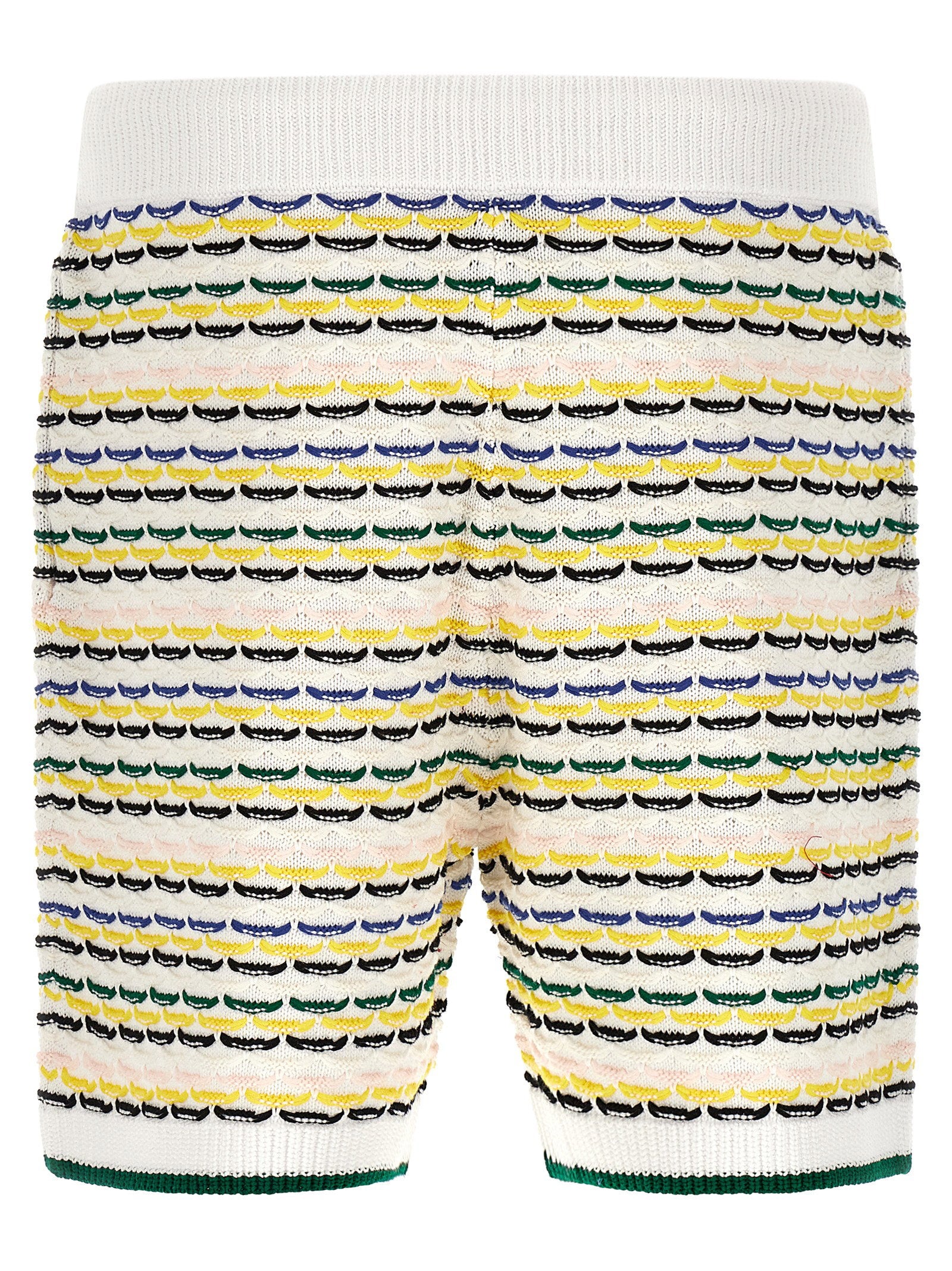 Casablanca Tuck Stitch Bermuda Shorts – 100% cotton - view 2