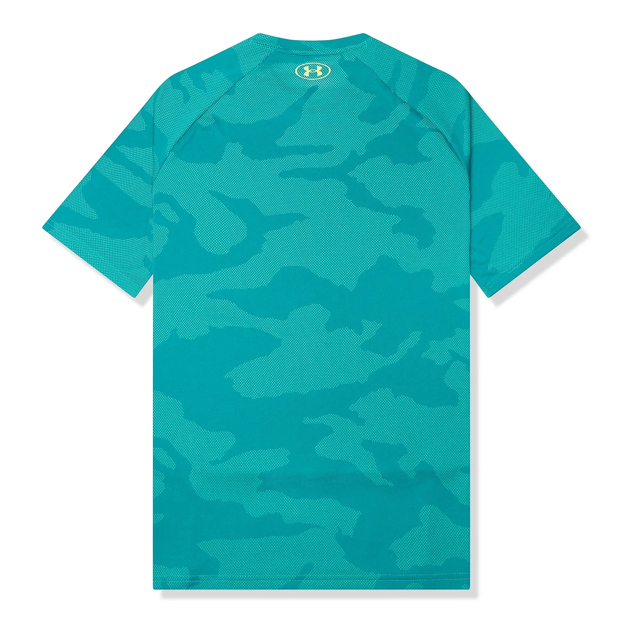 Under Armour UA Velocity Jacquard Turquoise T Shirt - view 2
