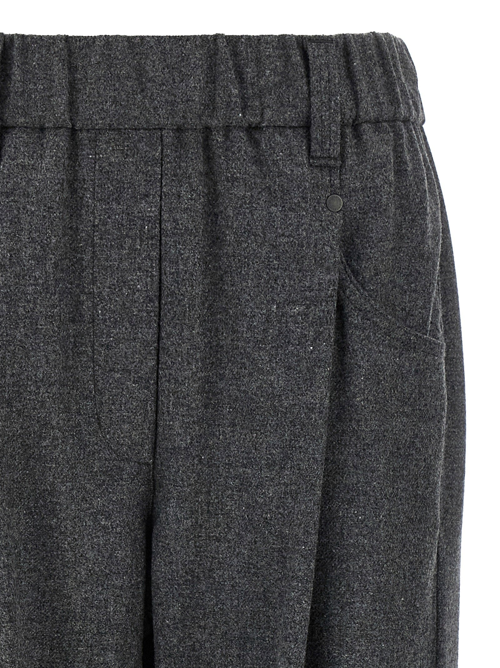 Brunello Cucinelli Wool And Cashmere Pants - view 3