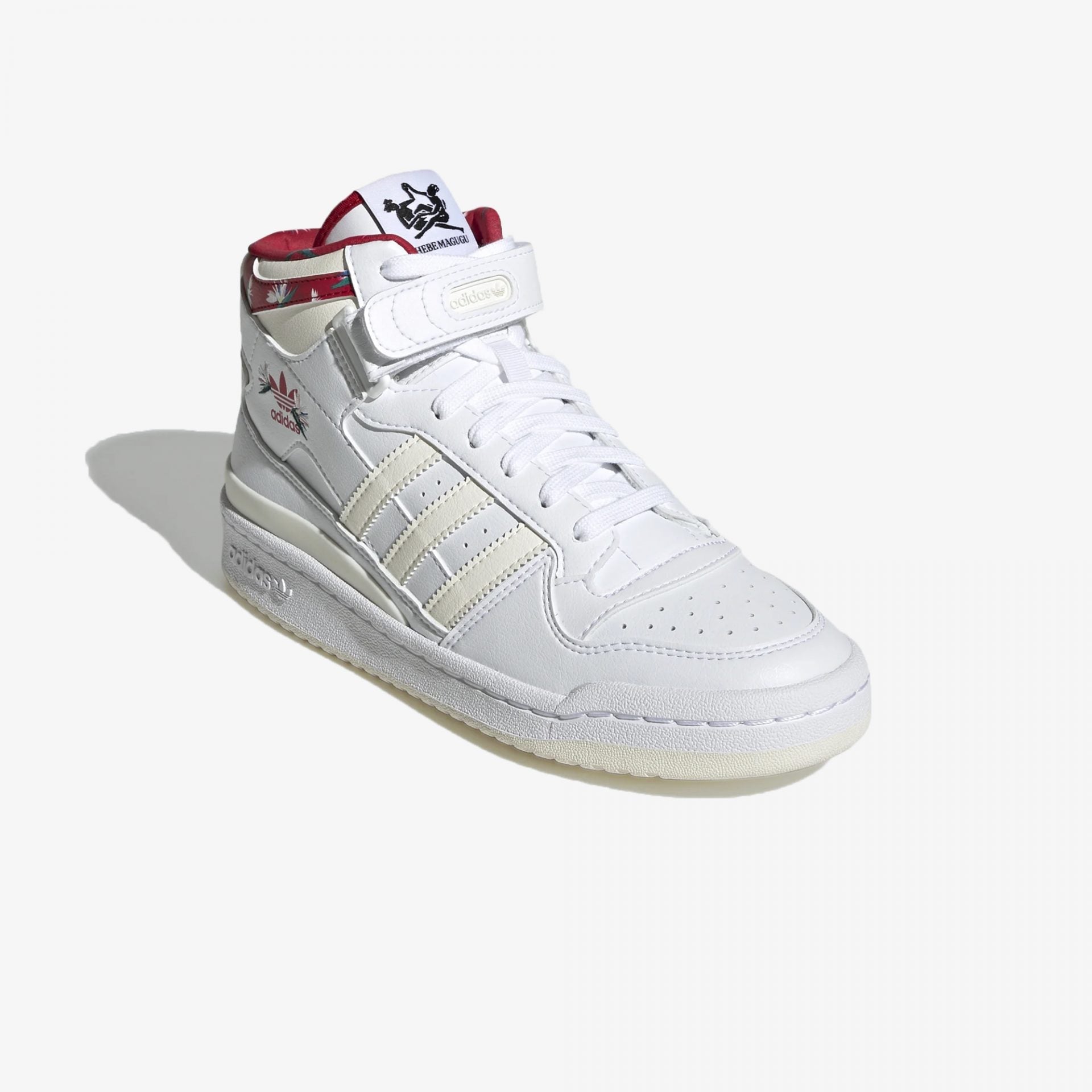 Adidas Originals | FORUM MID W { WHITE/RED