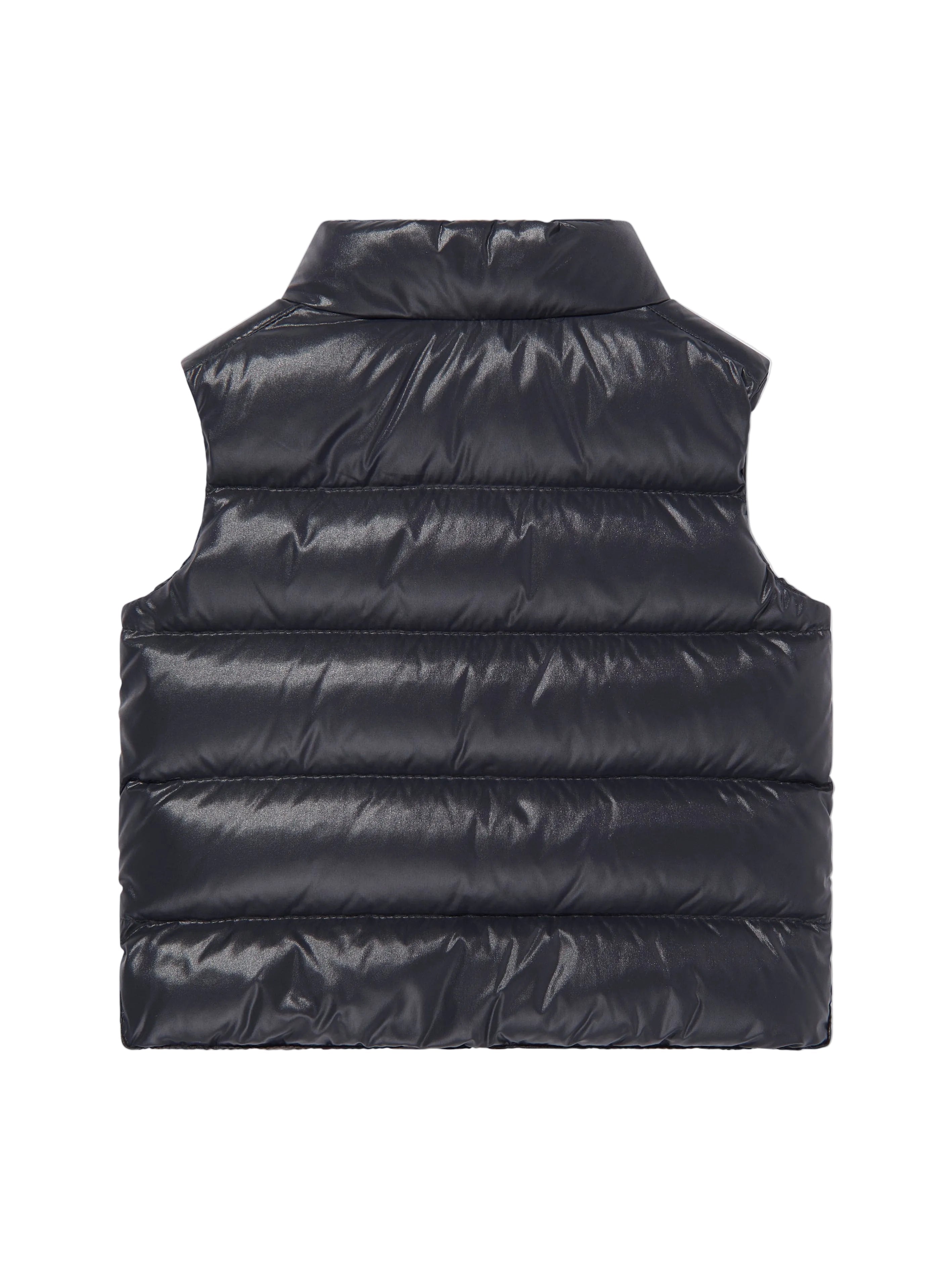Moncler Enfant Baby Boys Bernard Down Padded Navy Gilet - view 2