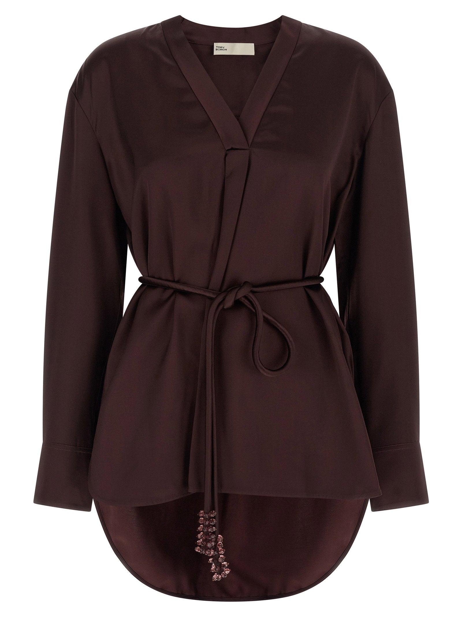 Tory Burch Satin Blouse – 100% viscose