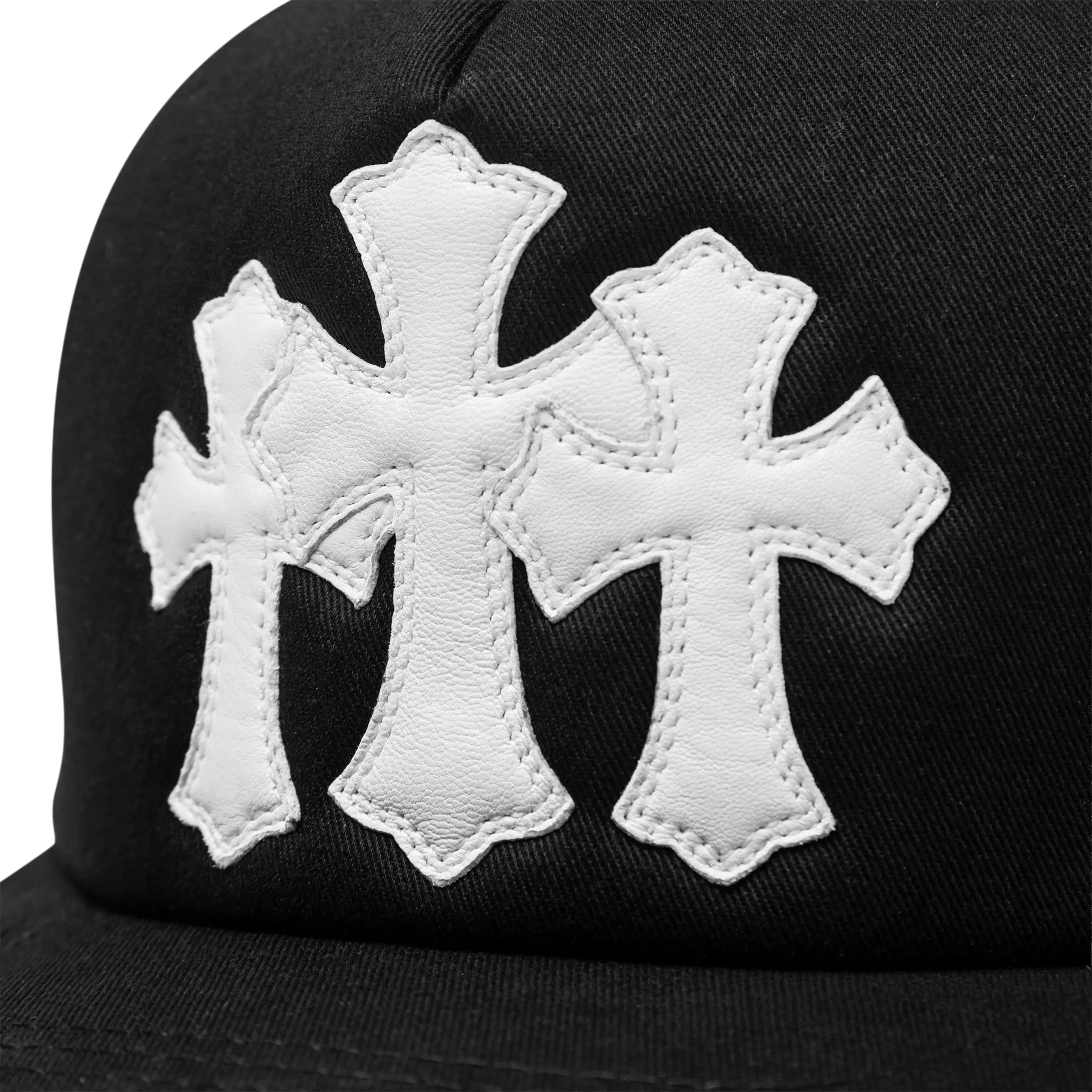 Chrome Hearts Cemetery Black White Trucker Cap - view 6