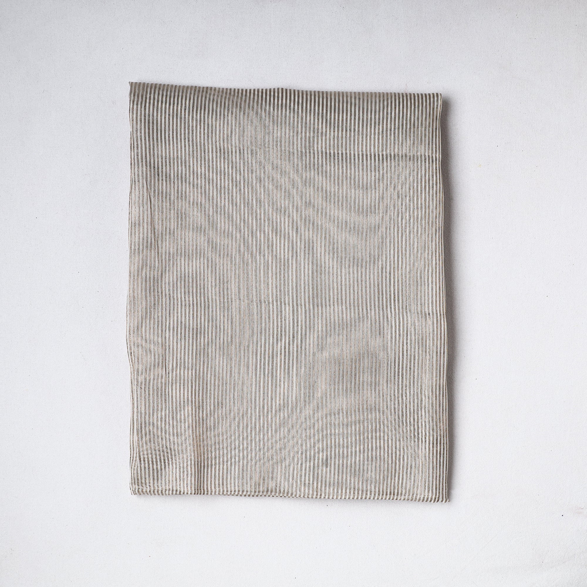 CHANDERI BY RAUPH KHAN Beige - Traditional Chanderi Silk Handloom Precut Fabric