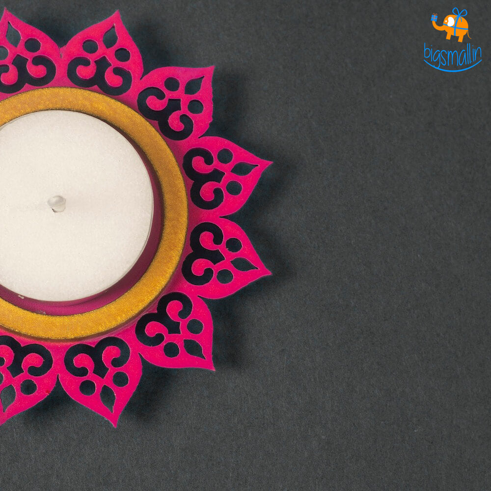 Bigsmall_cc Decorative Wooden Tea Light Holder - Set of 2 - view 27