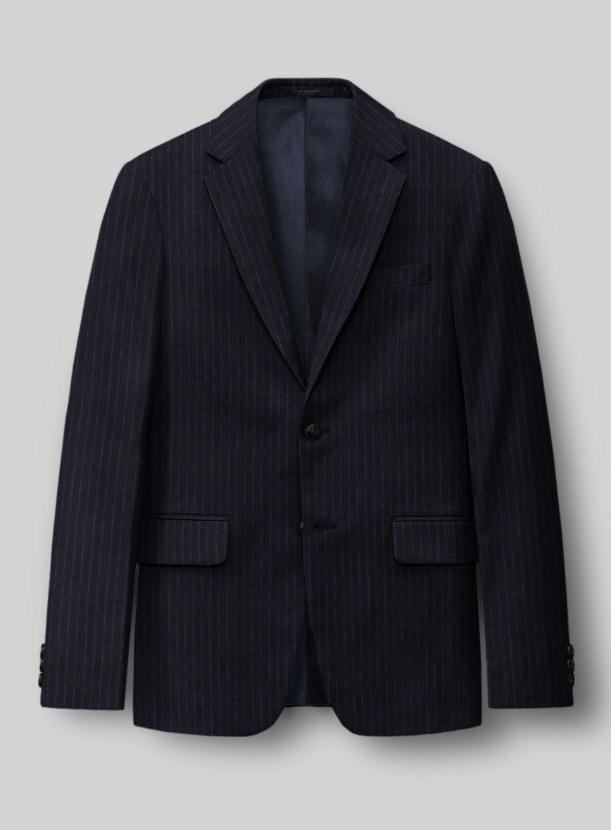 StudioSuits Italian Wool Stripe Zira Jacket