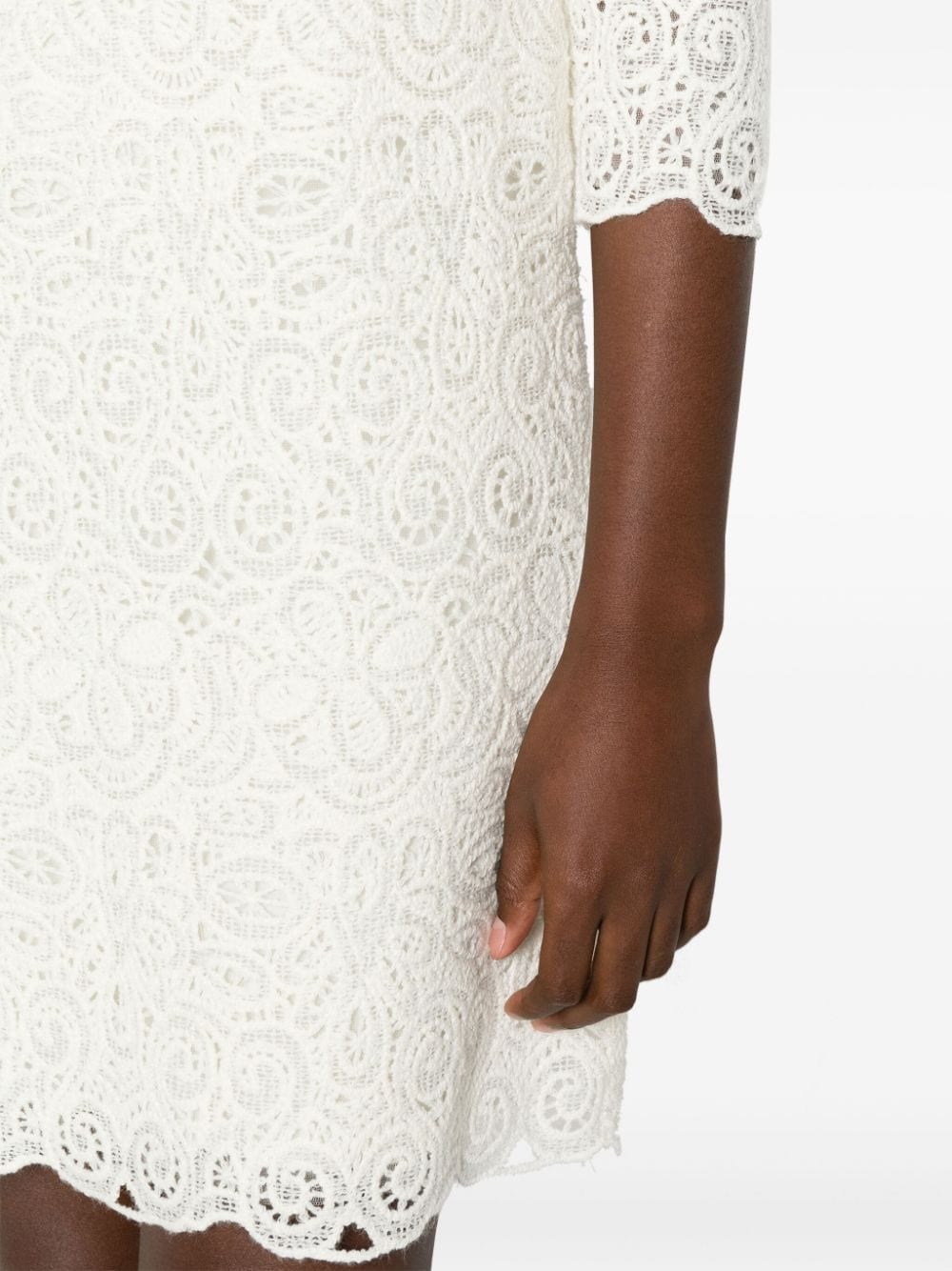 Ermanno Scervino Wool blend short dress - view 3
