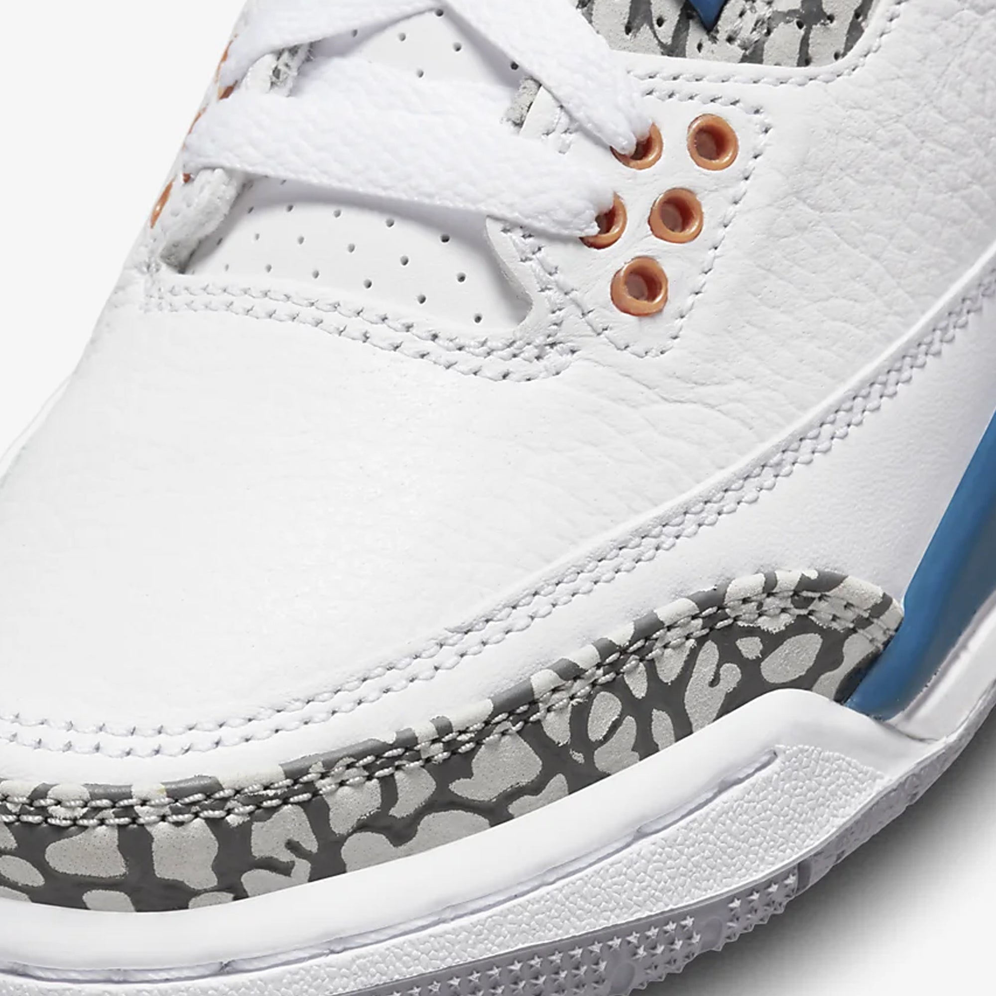 Jordan | AIR JORDAN 3 RETRO { WHITE/TRUE BLUE - view 3