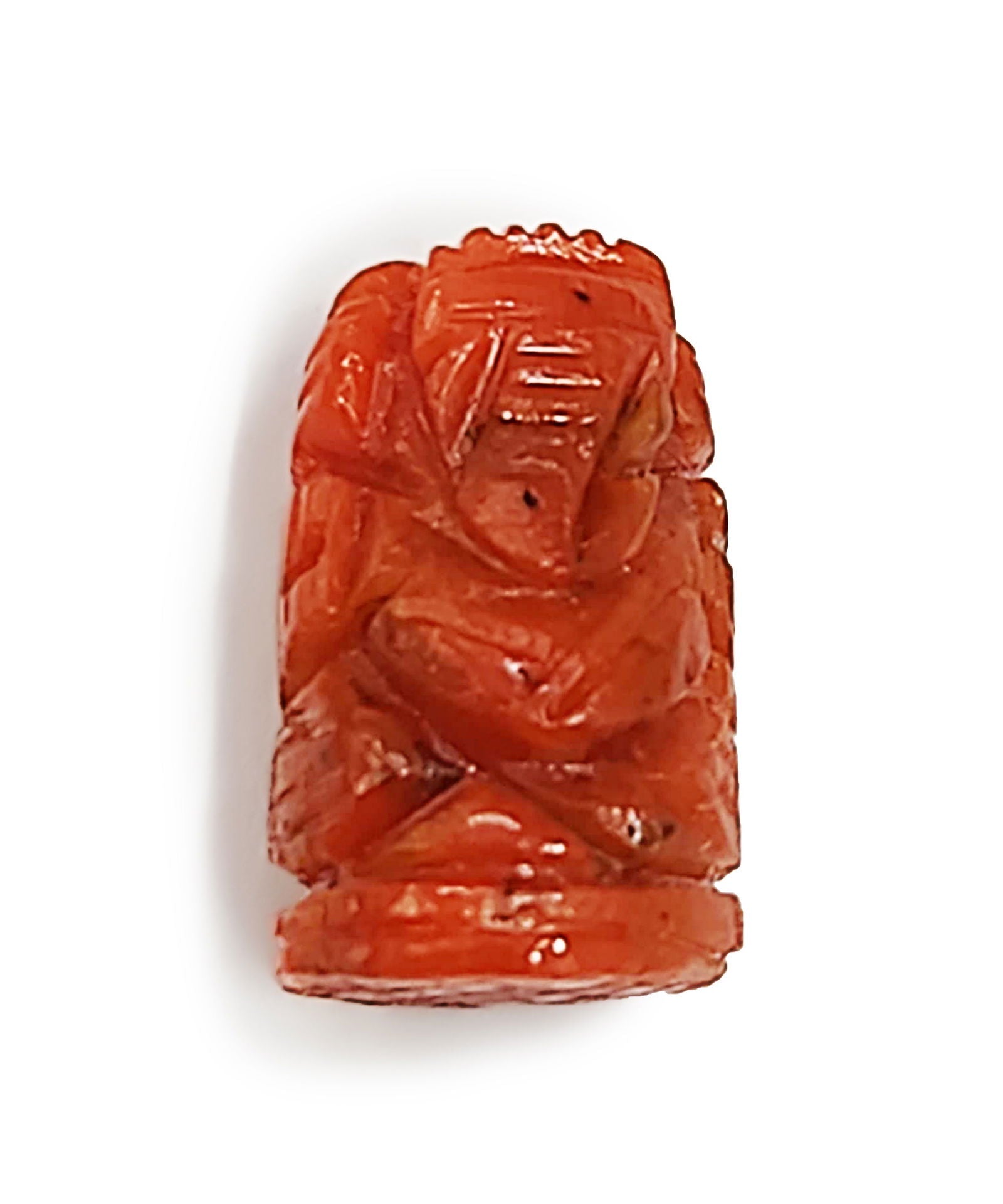 Gemsmantra Red coral Ganesha