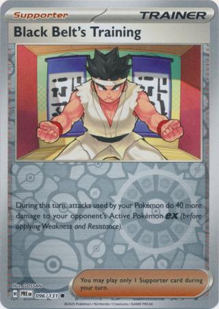 Common sv085-096 reverse – Pokémon Black Belt's Training - 096/131 - Common [sv085-096] [Reverse Holo]