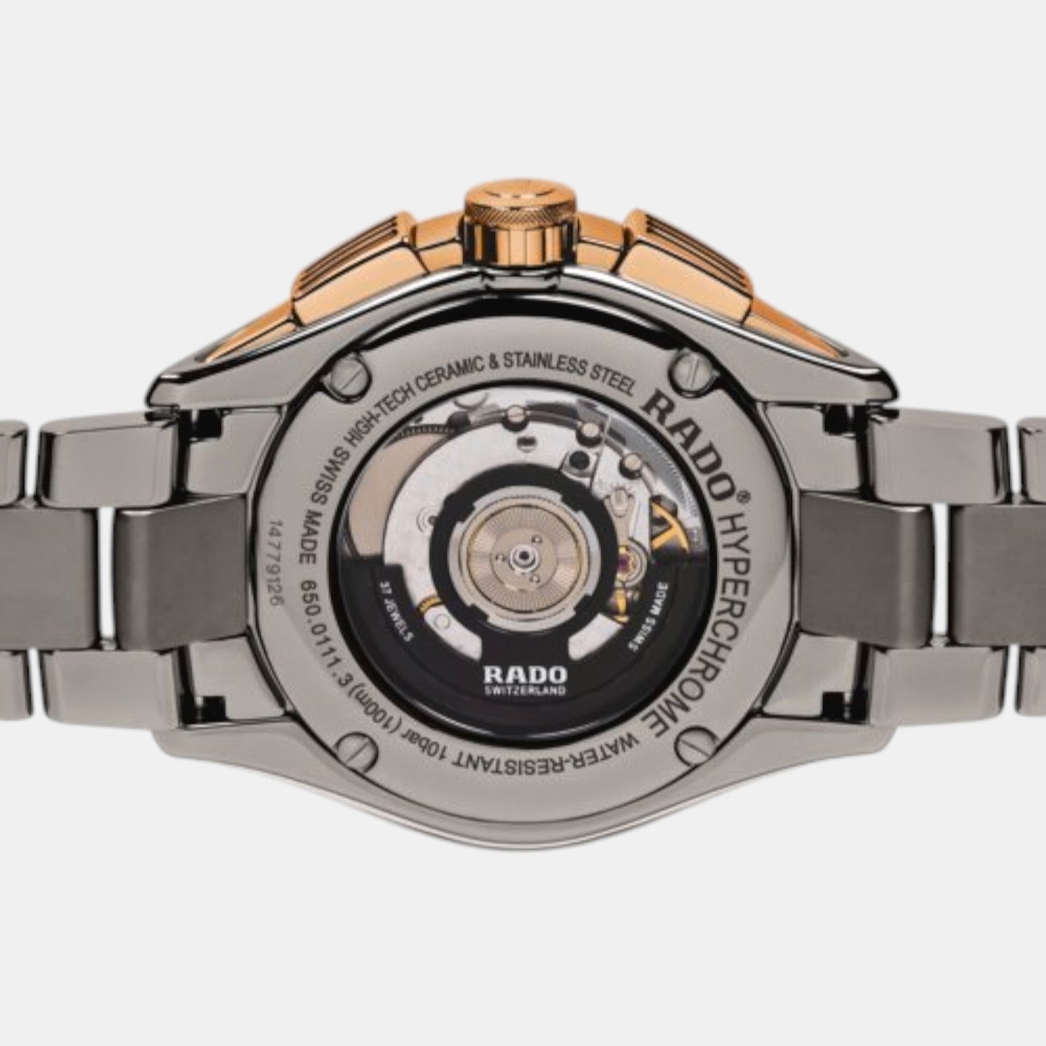Rado HyperChrome Men Automatic Grey Dial Chronograph Ceramic Watch R32118102 - view 3