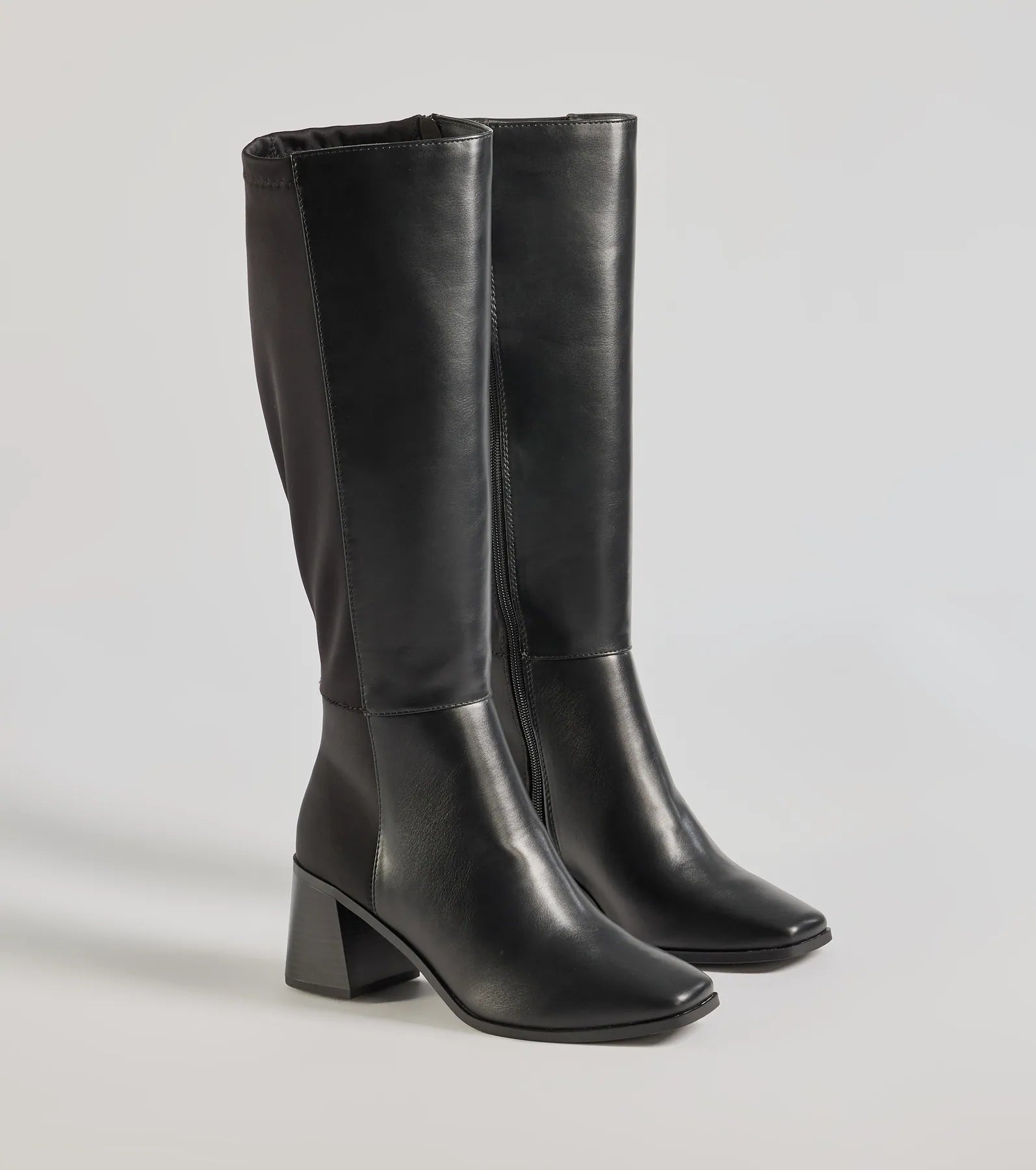 Windsor Here To Slay Under-The-Knee Block Heel Boots