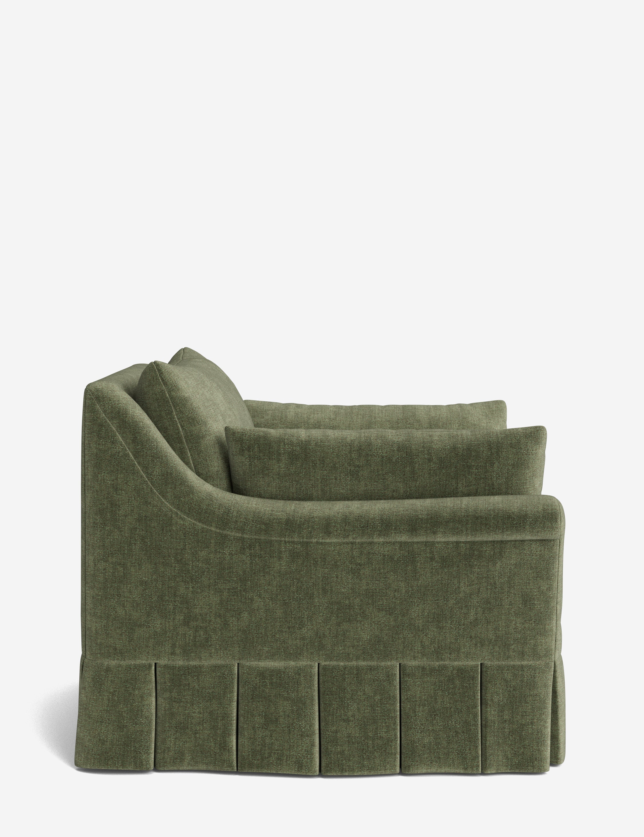Lulu and Georgia Portola Rolled Arm Luxe Depth Pleated Chair - view 146