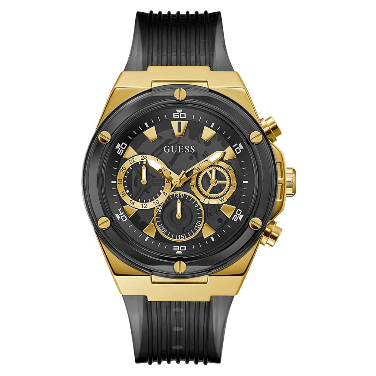 Guess Poseidon Black Dial Men 46mm - view 4