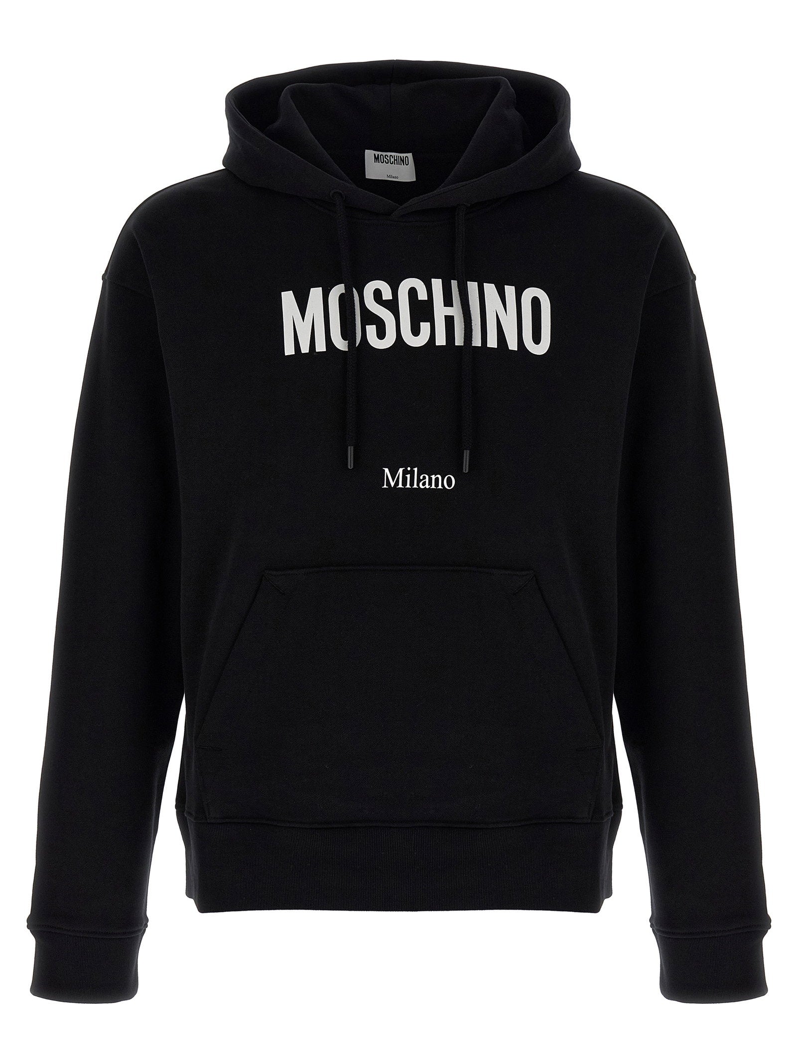 Moschino Logo Print Hoodie – 100% cotton