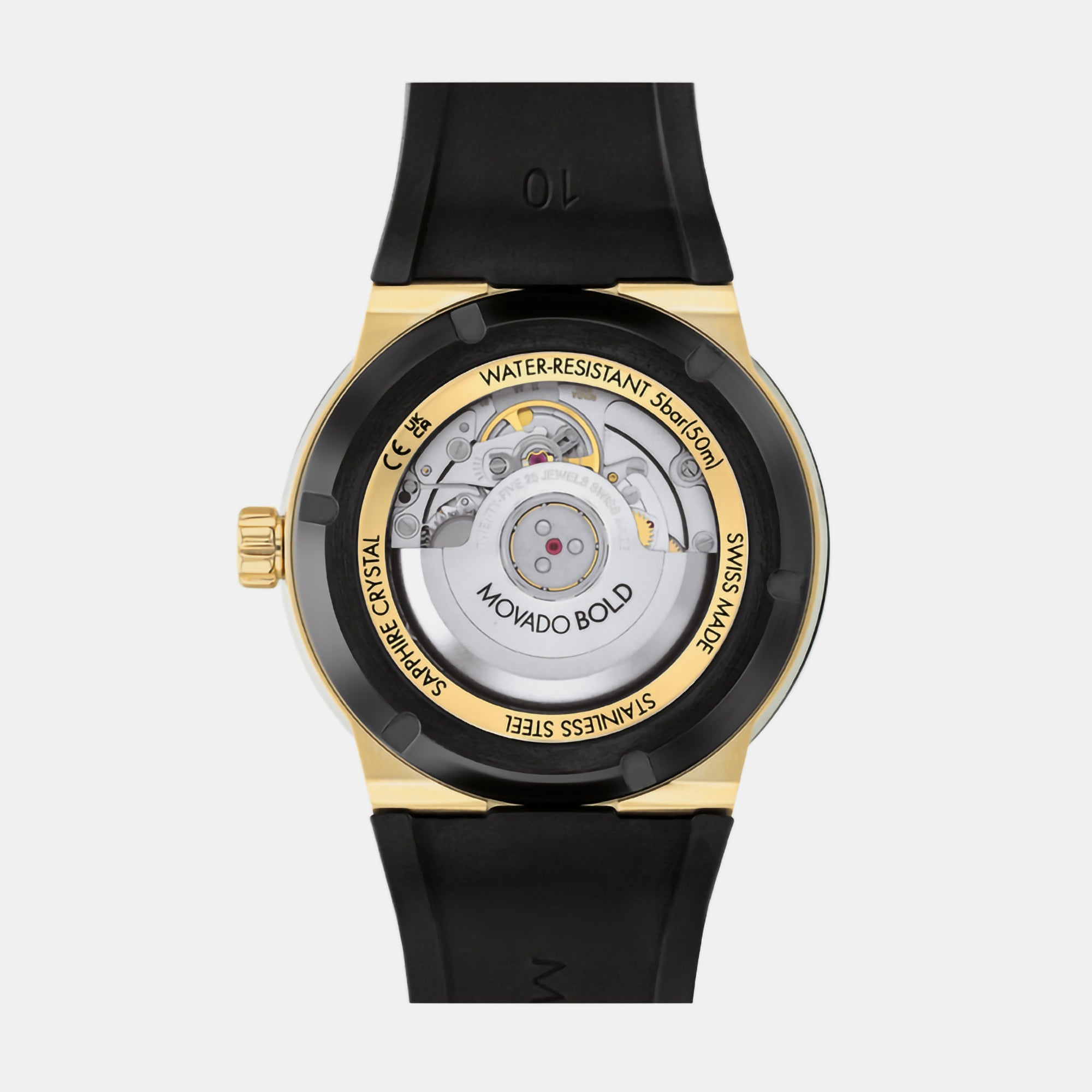 Movado Bold Men Automatic Transparent Dial Analog Fabric Watch 3600927 - view 2
