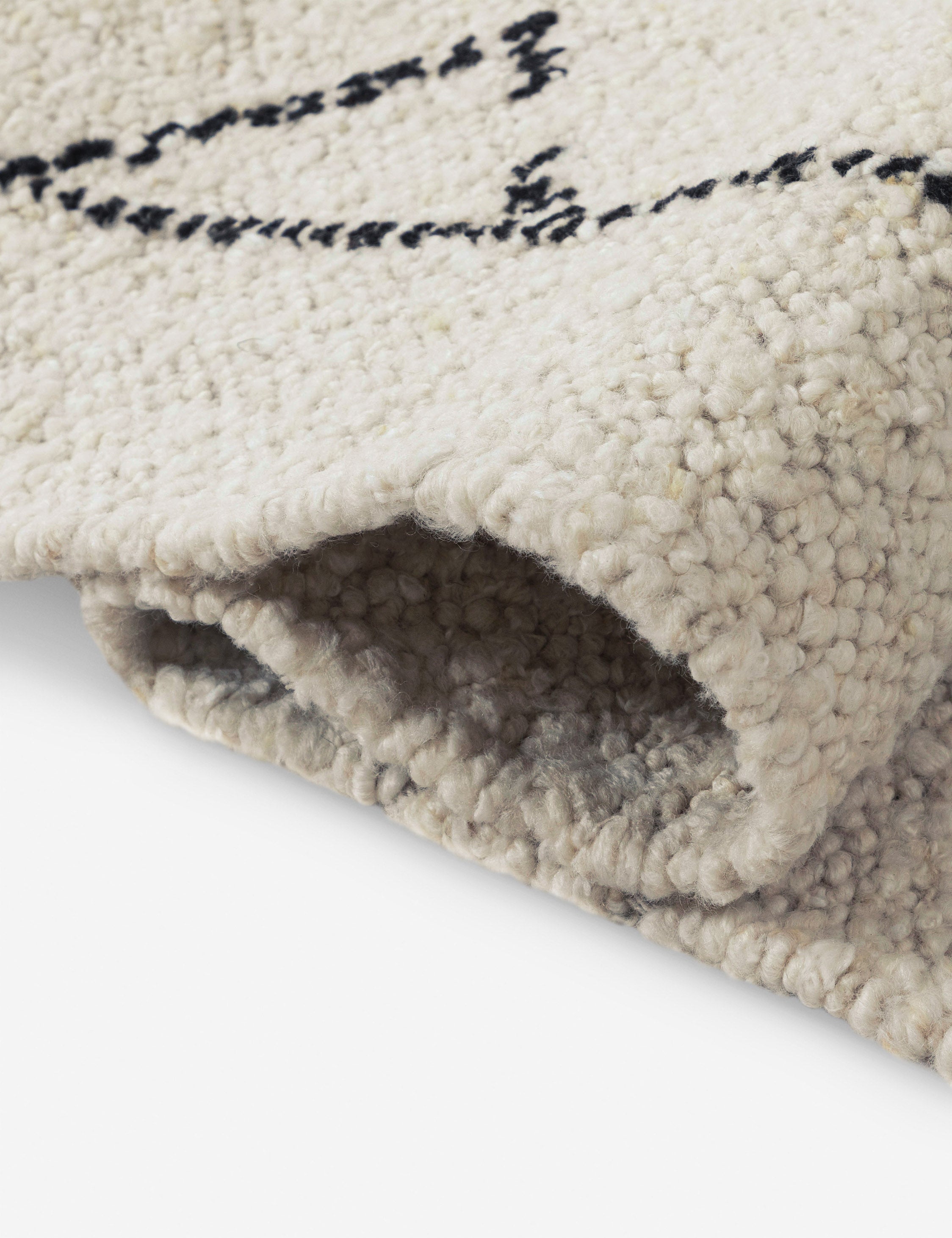Lulu and Georgia Ciera Flatweave Wool Rug – White - view 7
