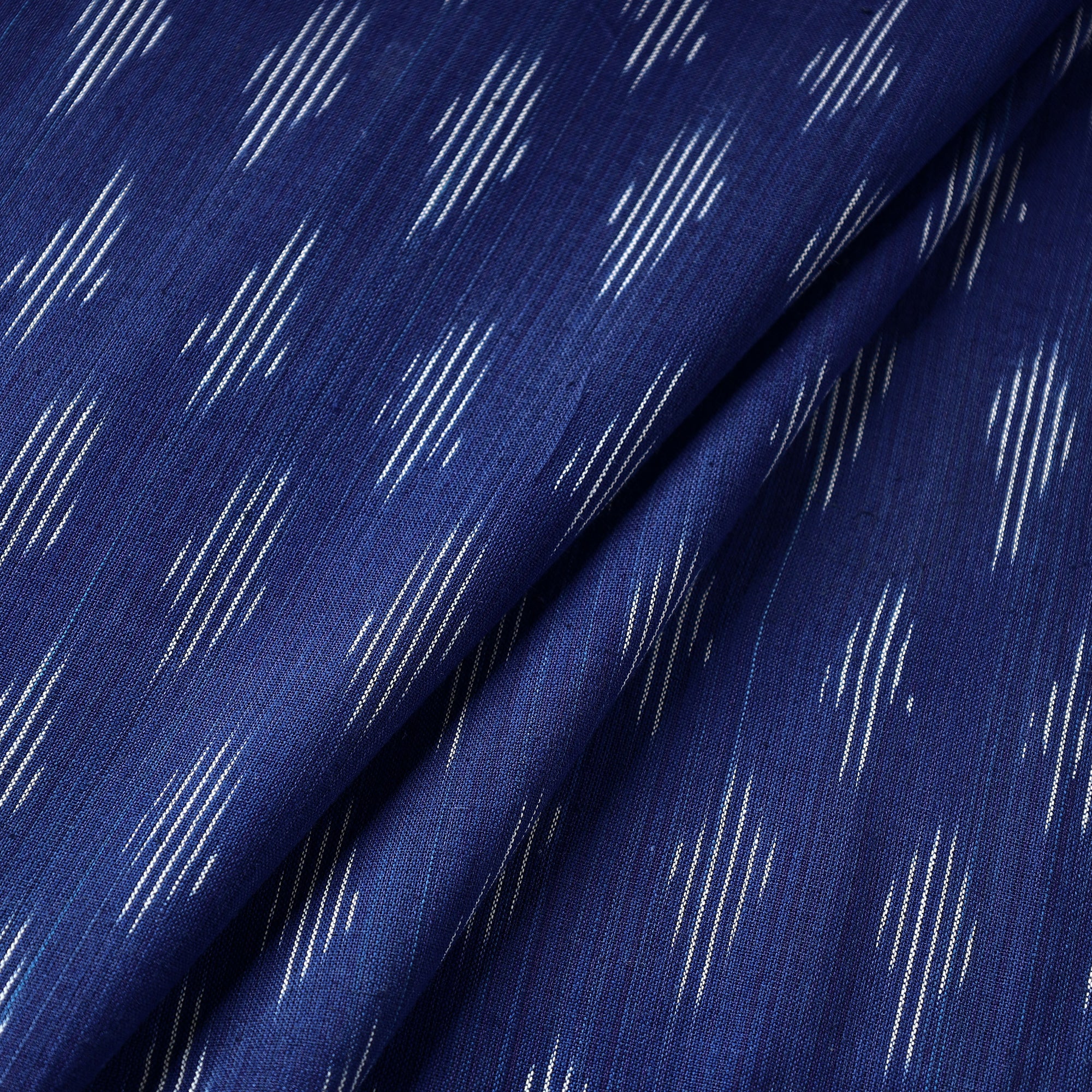 SOUTH KARGHA Blue - Cotton Pochampally Ikat Weave Fabric 06 - view 2