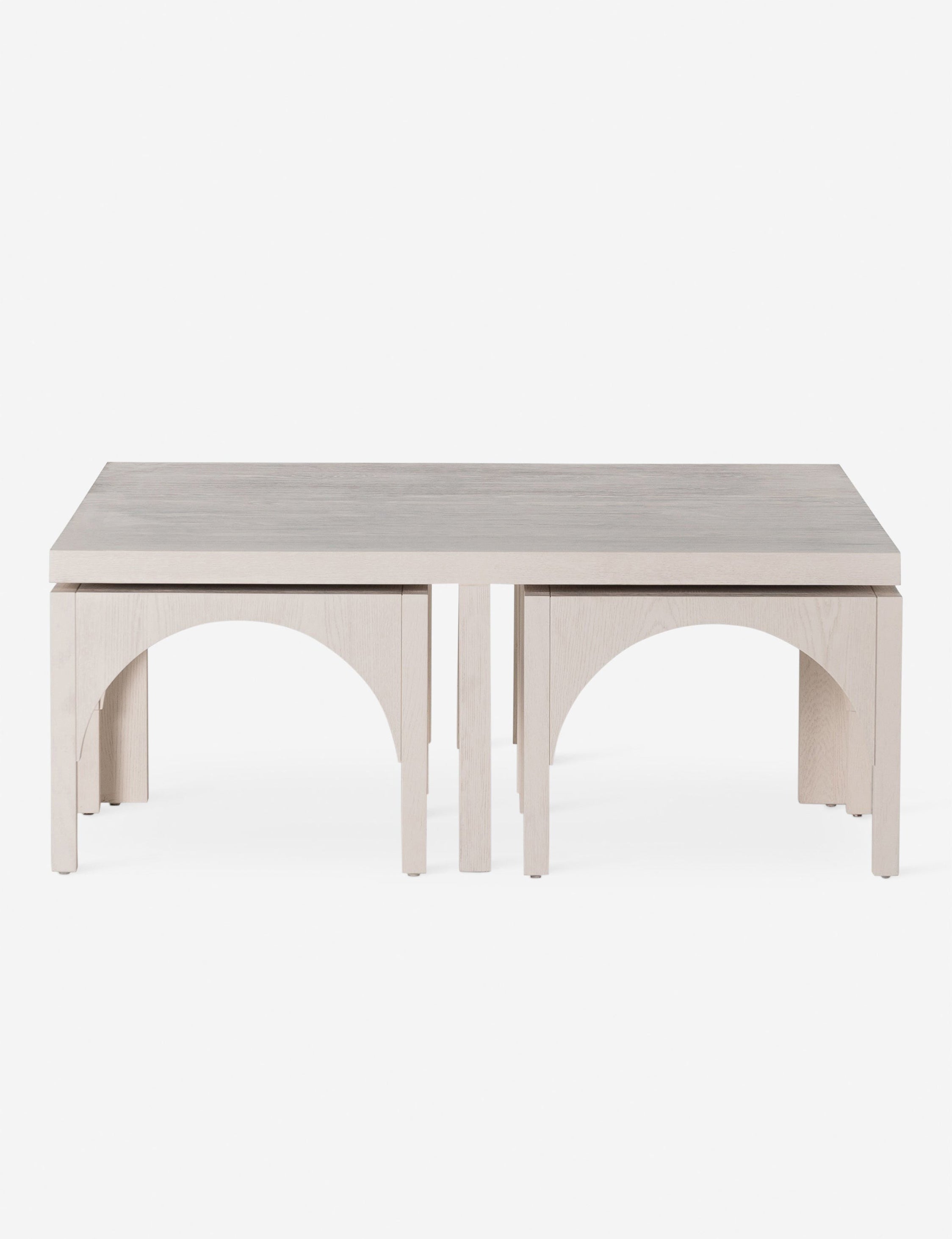Lulu and Georgia Hilgard Nesting Square Coffee Table (Set of 4)