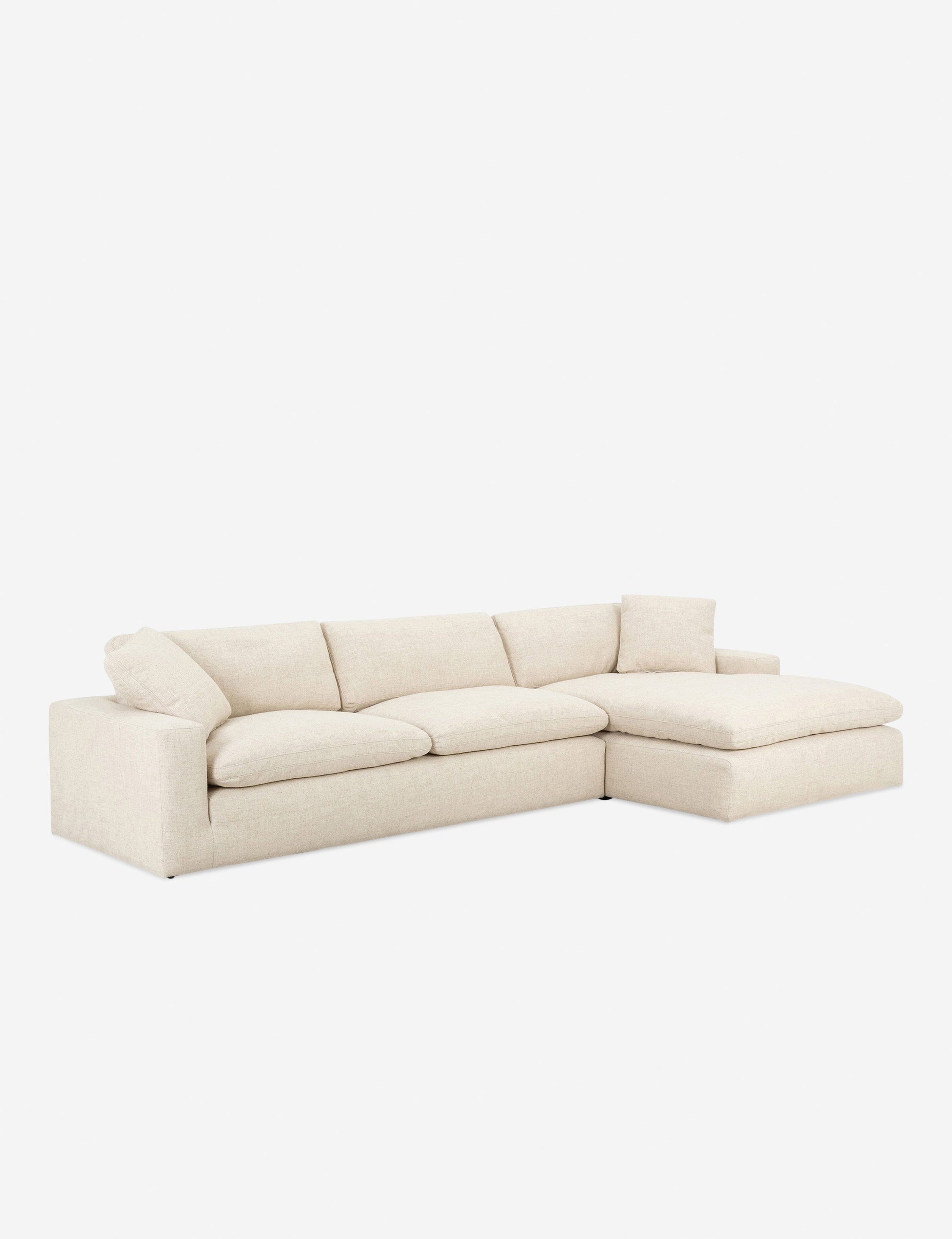 Lulu and Georgia Rita Sectional Sofa – Cream - view 2