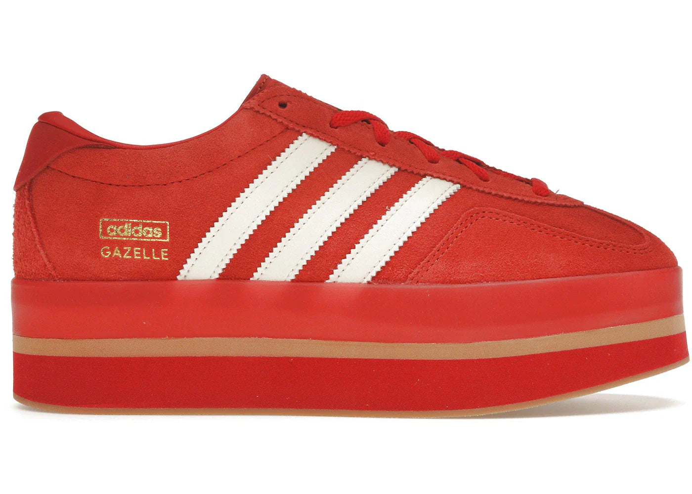 Adidas Gazelle Stack Red Cream White (Women'S)