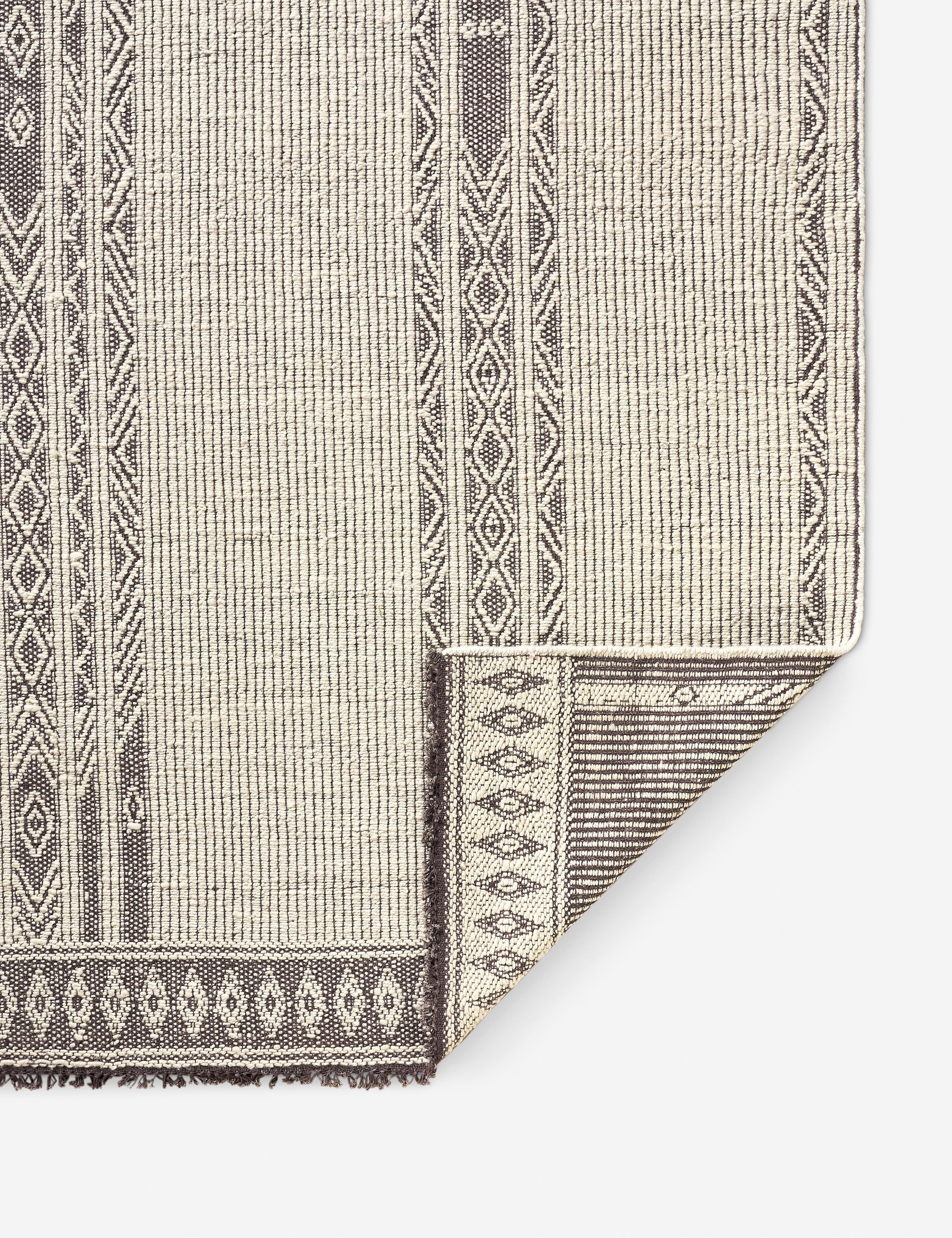 Lulu and Georgia Delgado Handwoven Wool Rug – Gray - view 3