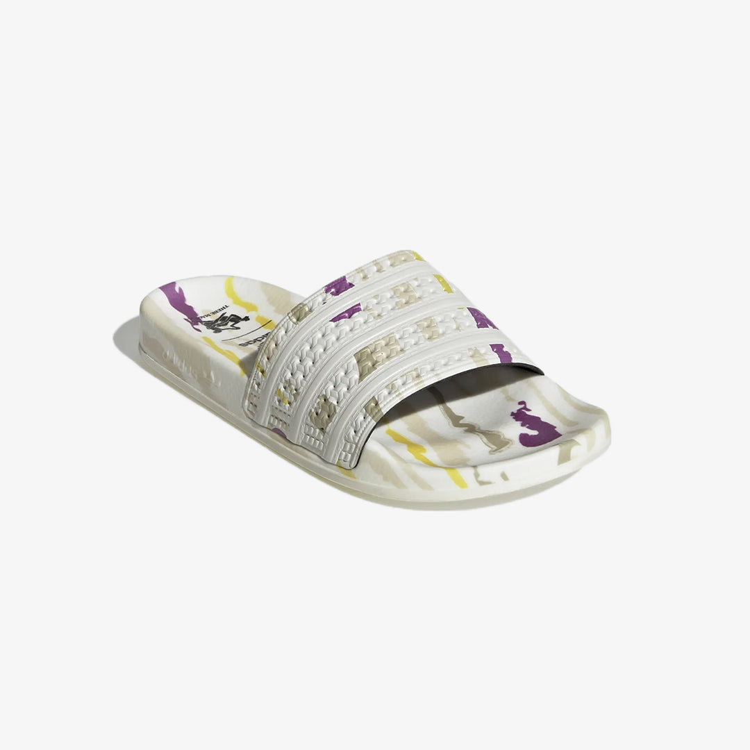 Adidas Originals | ADILETTE THEBE MAGUGU SLIDES { CLOUD WHITE