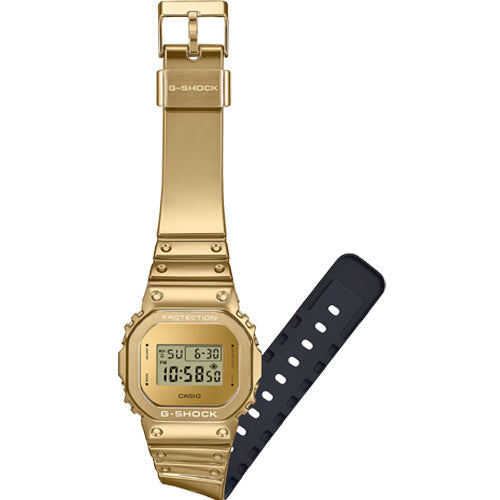 Casio G-Shock FINE METALLIC Series G-STEEL 5600 Series Gold Dial Men 43.2mm G1667 GM-5600YMG-9 - view 3