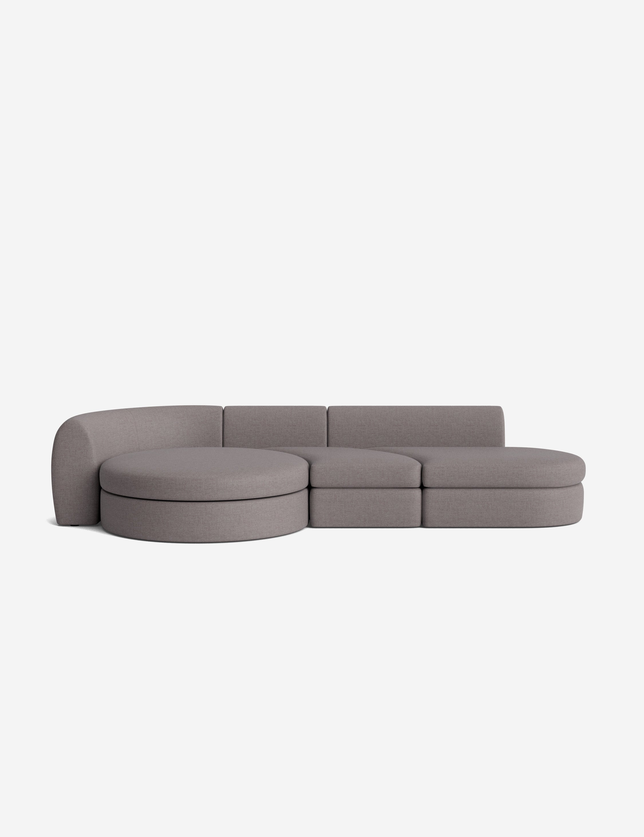 Lulu and Georgia Buckley Modular Chaise Sectional Sofa - view 112
