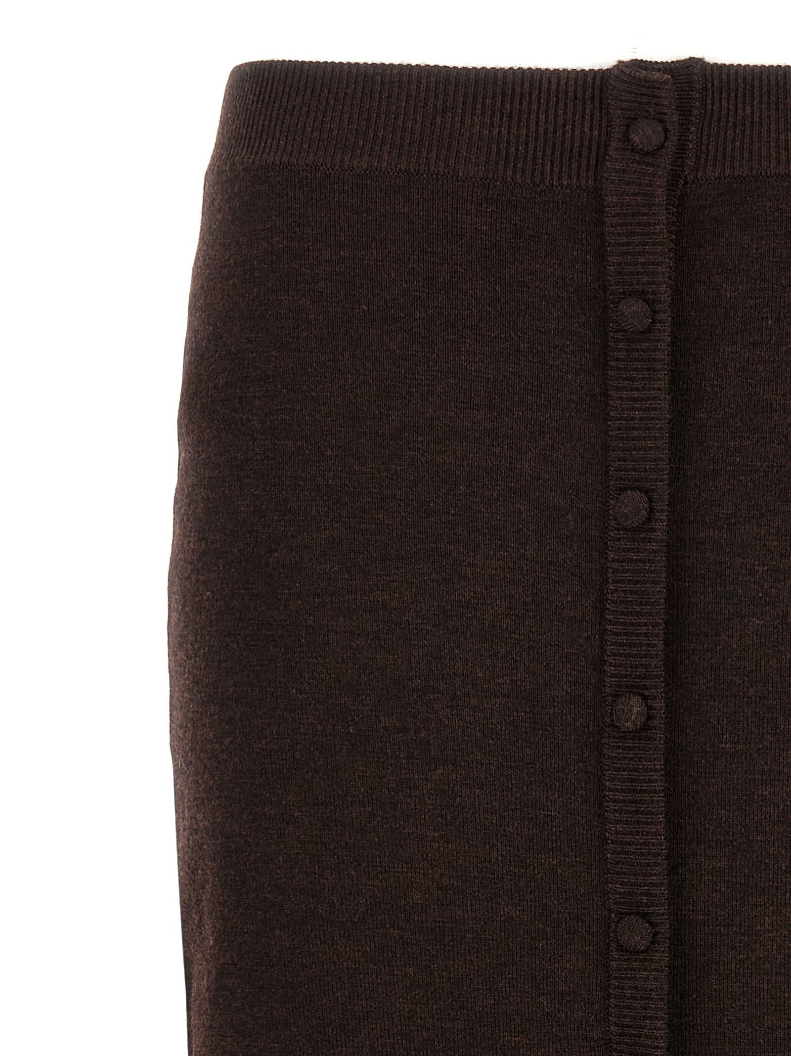 Victoria Beckham Bottoni Midi Skirt - view 3