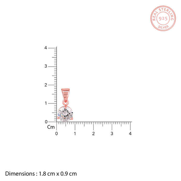 GIVA Jewellery Rose Gold Classic Zircon Set - view 4
