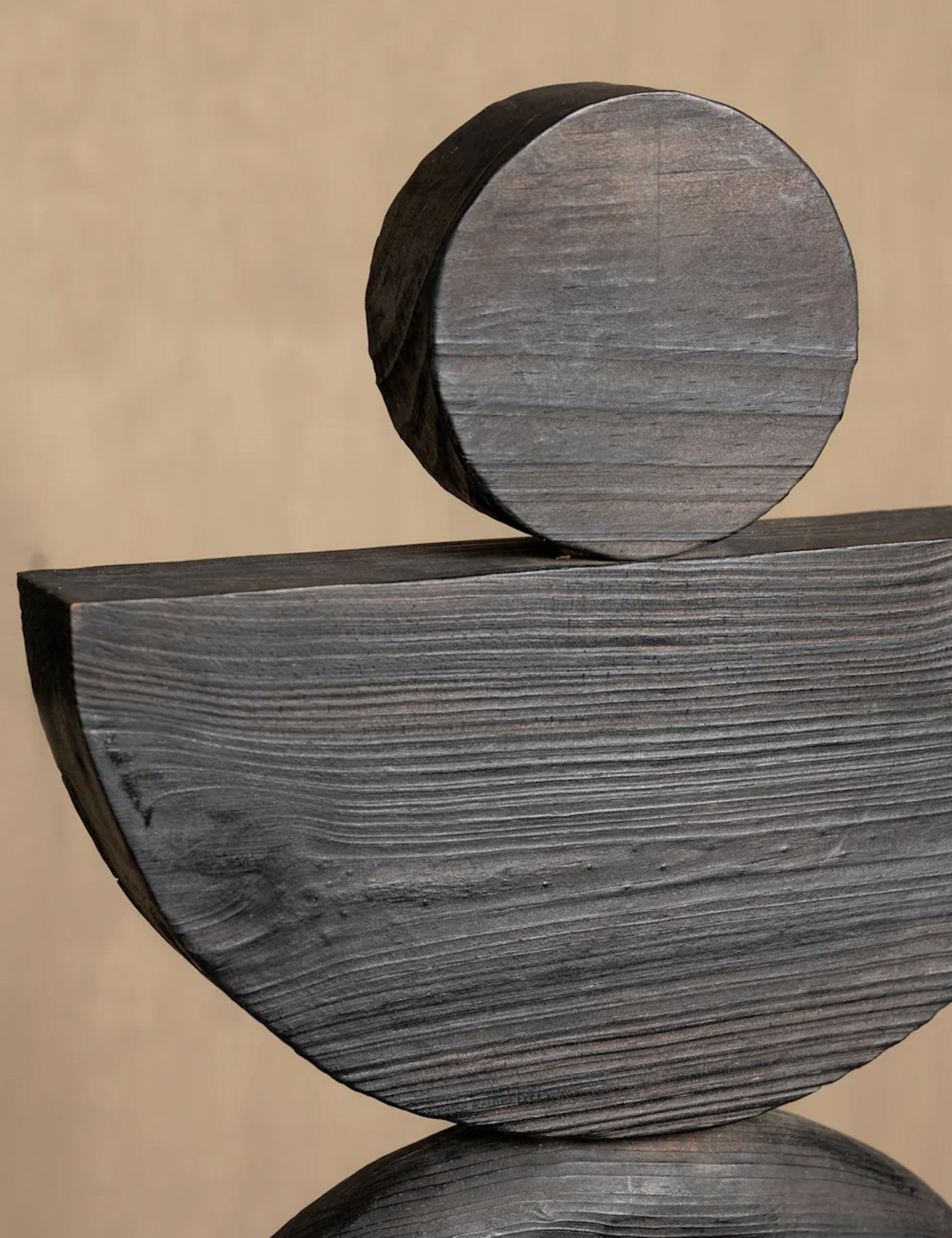 Lulu and Georgia Arco Wood Sculpture by Meso – Black - view 2