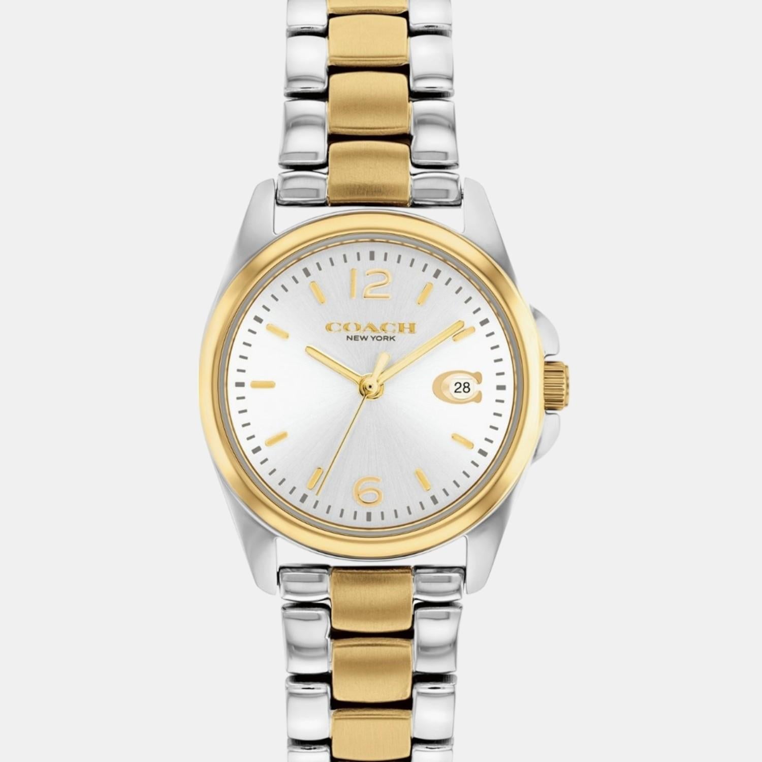 Coach Greyson Women Quartz Silver & White Dial Analog Stainless Steel Watch 14503909 - view 3