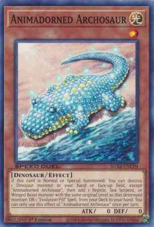 Yu-Gi-Oh! Animadorned Archosaur - SGX4-ENC04 - Common - 1st Edition