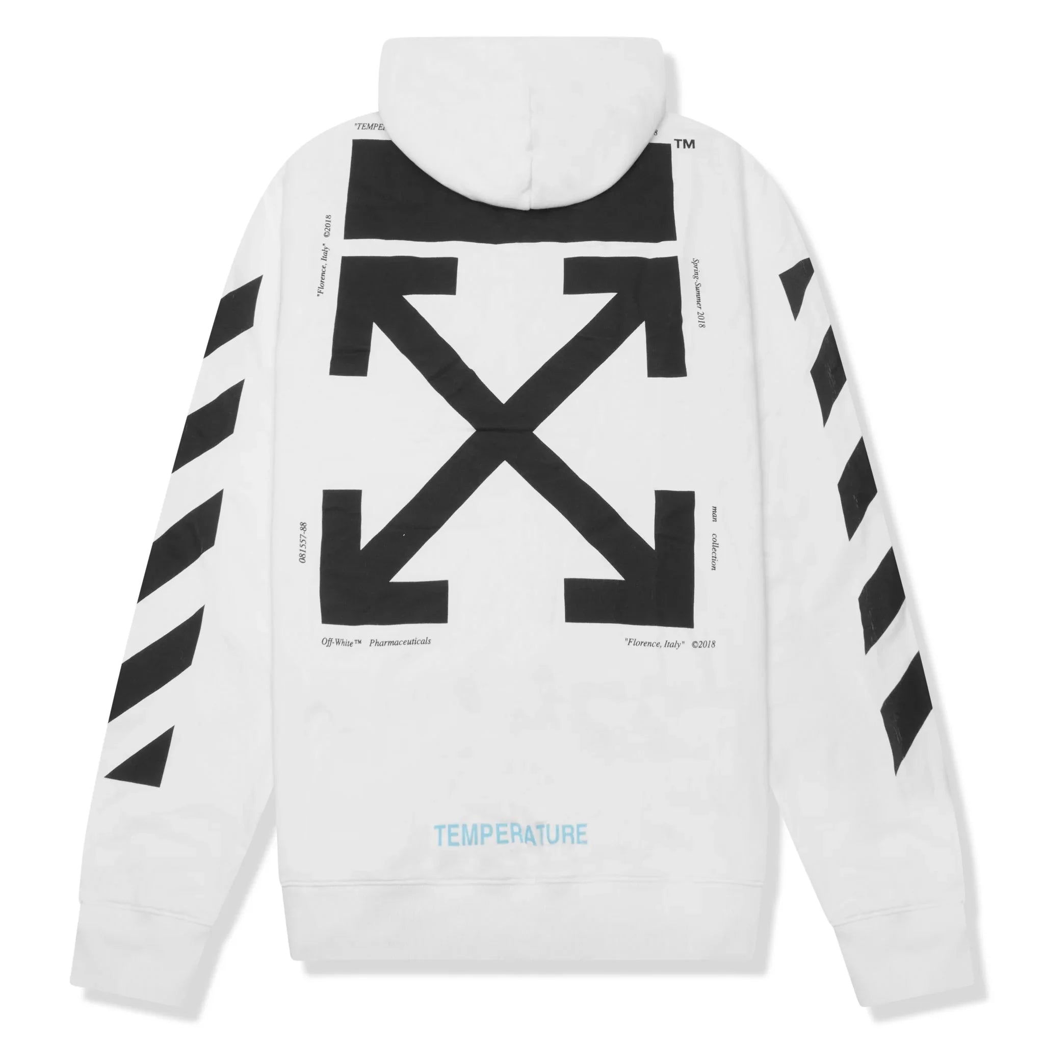 Preloved - Off-White Mona Lisa White Black Grey Hoodie - view 2